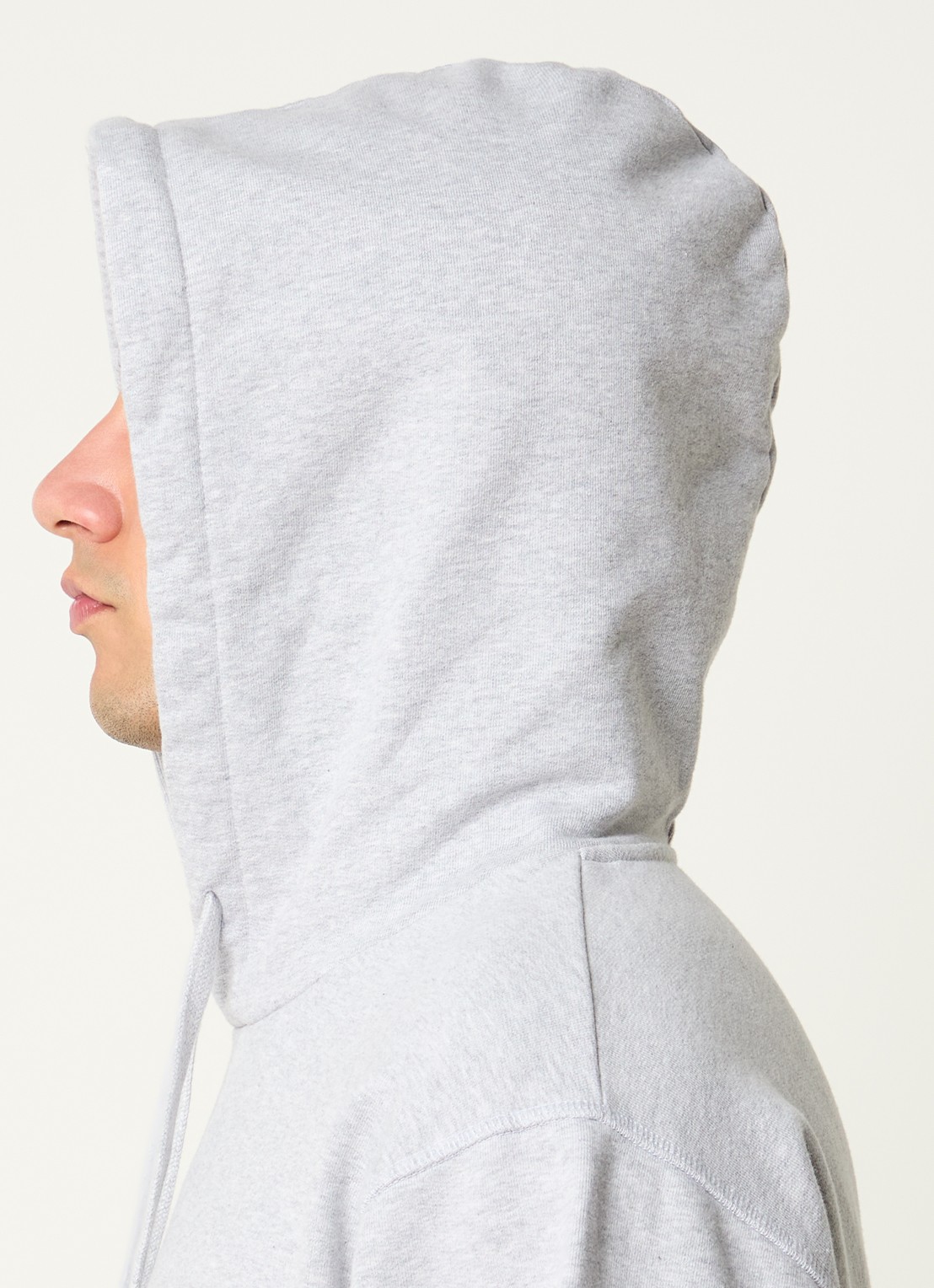 Arte Antwerp Heart hoodie met logo - detail 2 grijsmele
