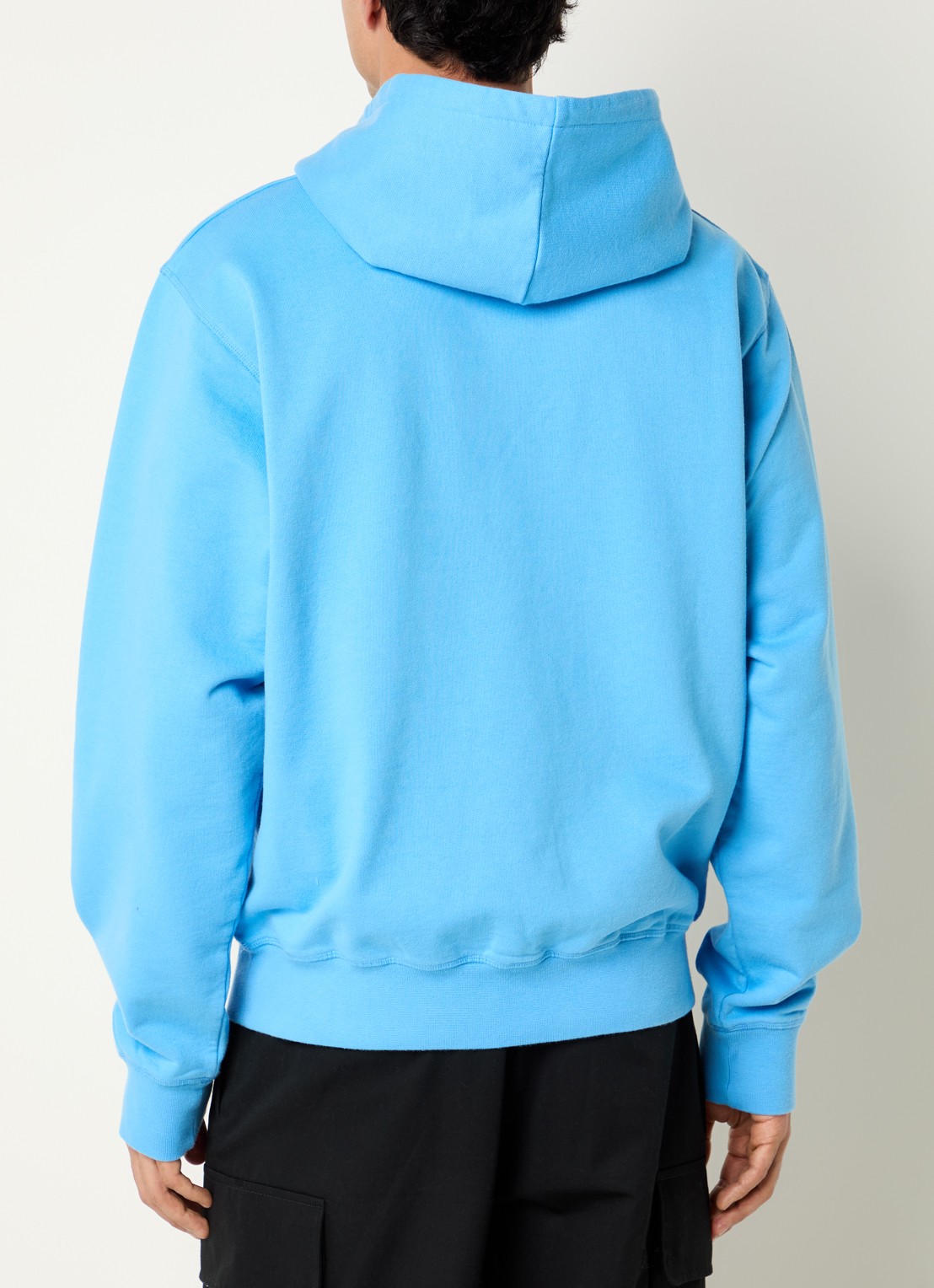 Arte Antwerp Heart hoodie met logo - achterkant 3 blauwgrijs