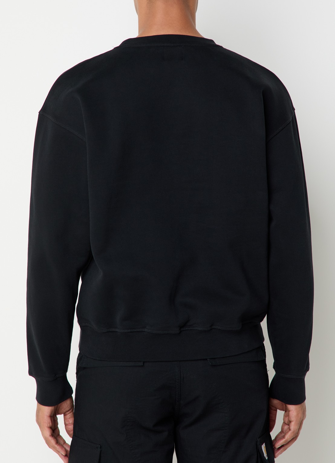 Arte Antwerp Heart sweater met logo - achterkant 4 zwart