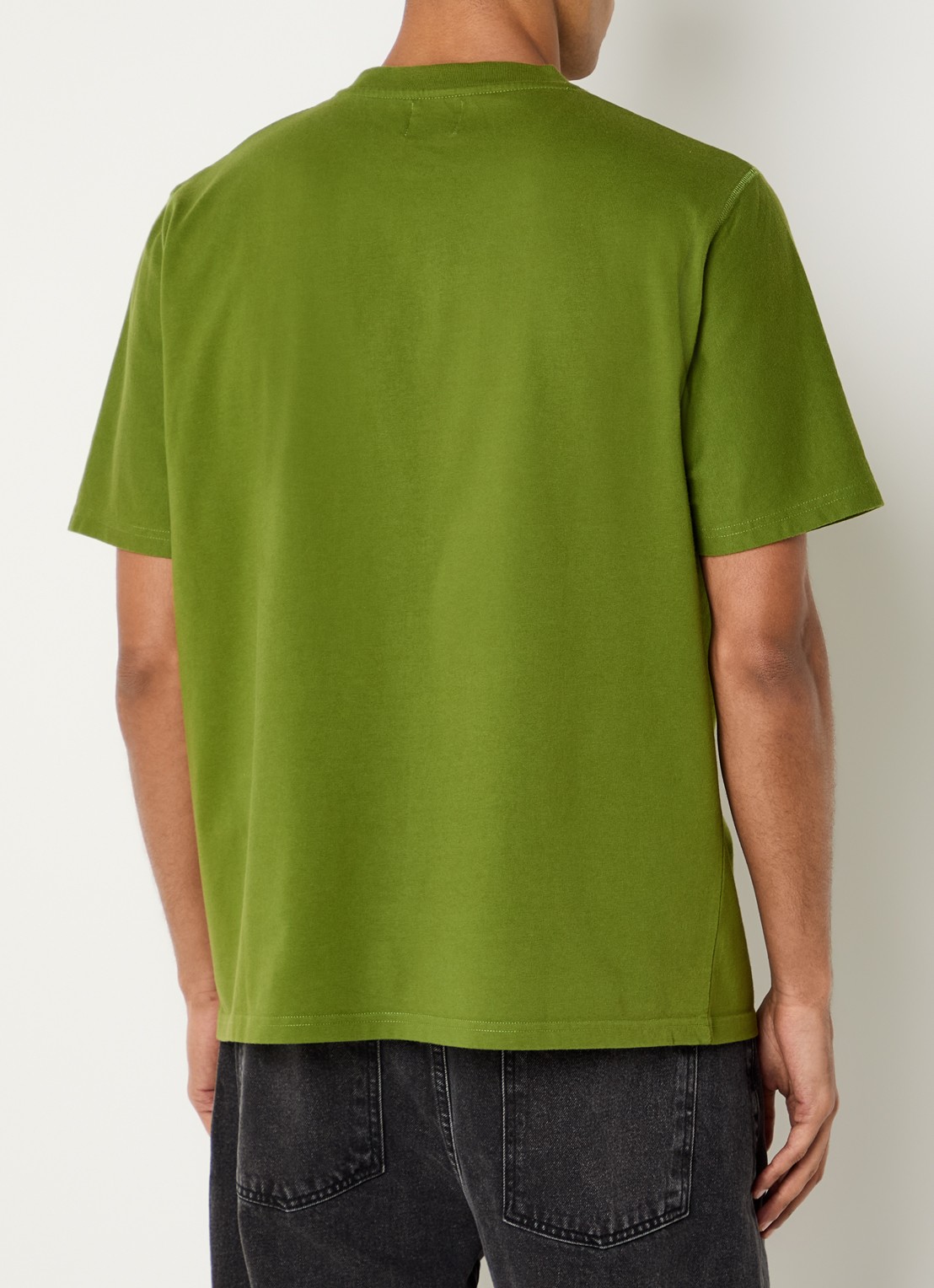 Arte Antwerp Heart T-shirt met logoborduring - achterkant 3 groen