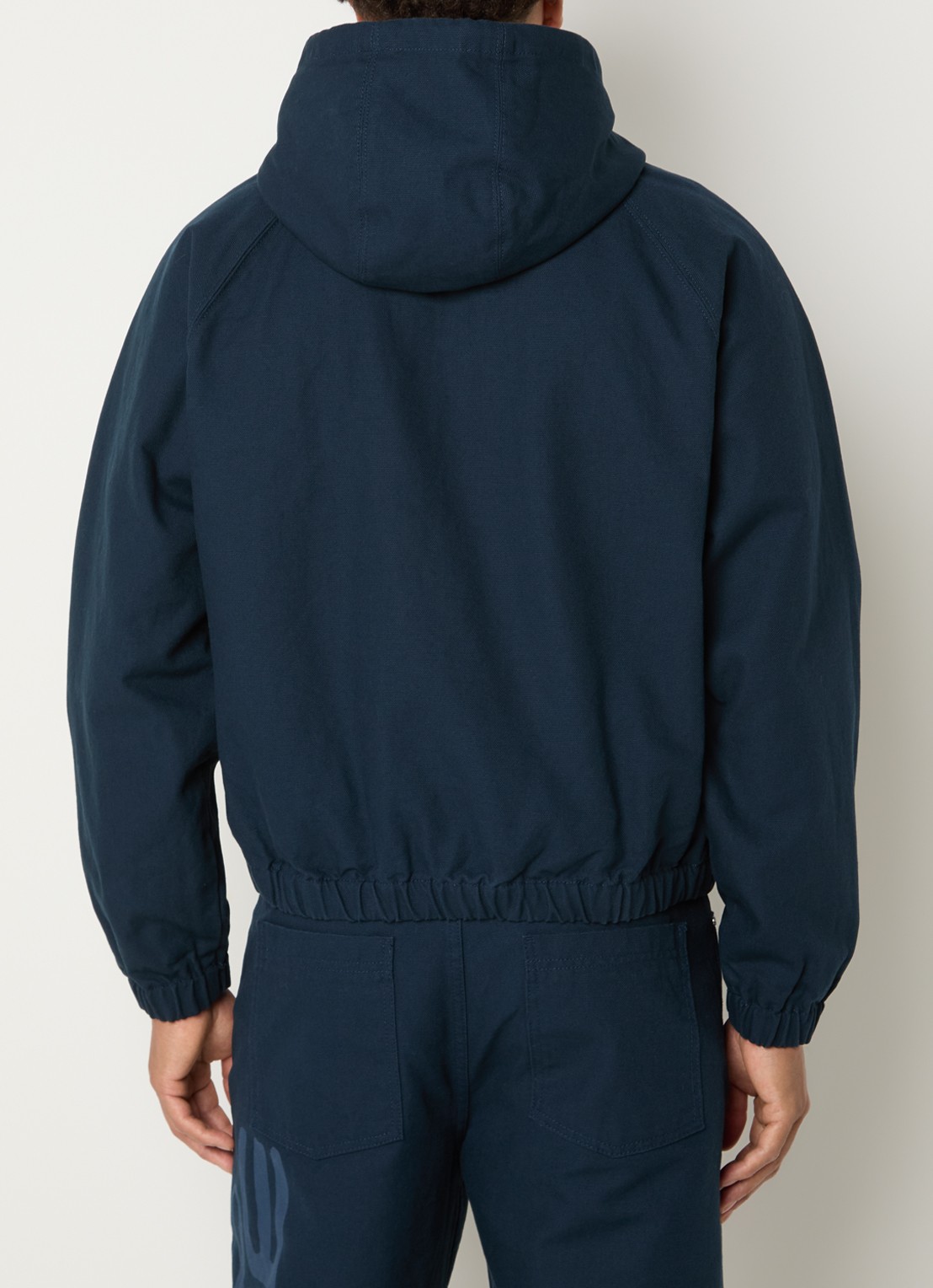 Arte Antwerp Jack met logoprint - achterkant 4 donkerblauw