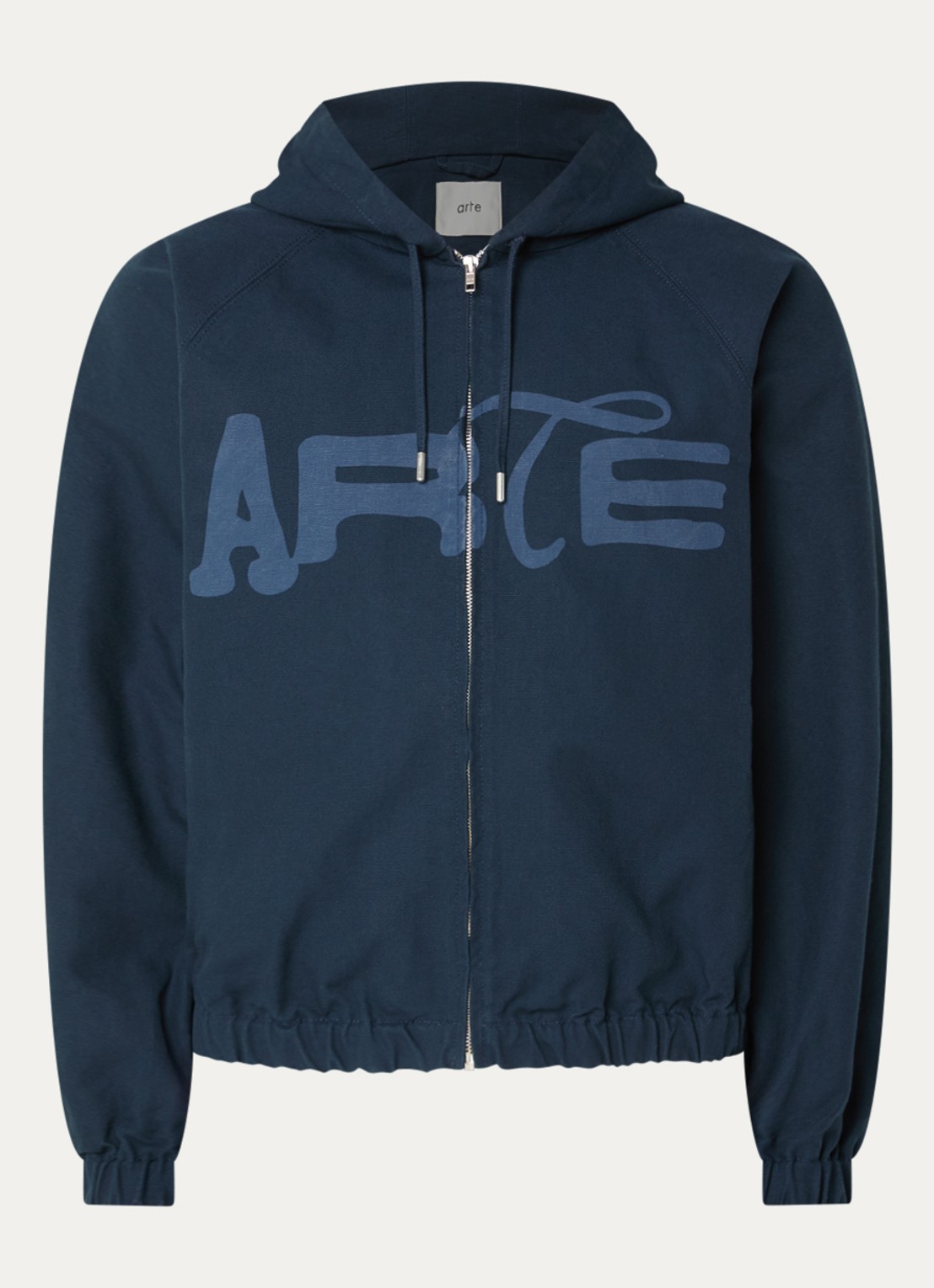 Arte Antwerp Jack met logoprint - voorkant 2 donkerblauw