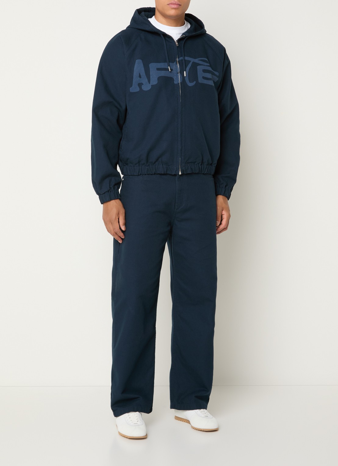 Arte Antwerp Jack met logoprint - voorkant 3 donkerblauw