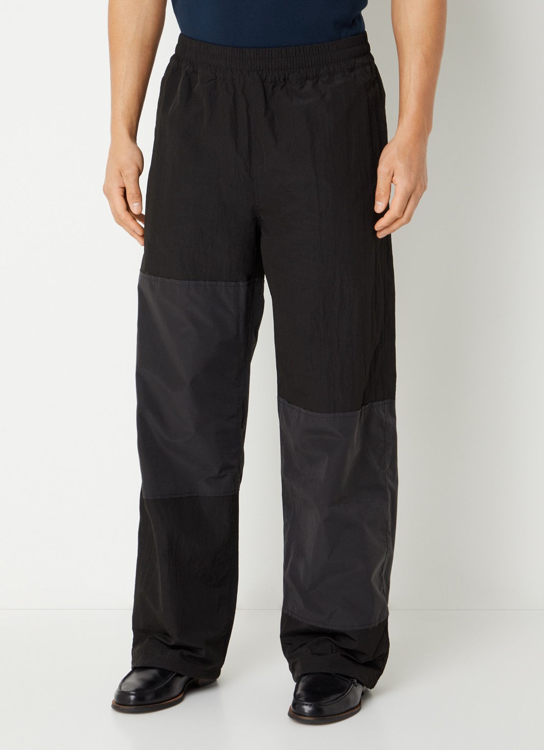 Arte Antwerp Loose fit broek met steekzakken - detail 4 zwart