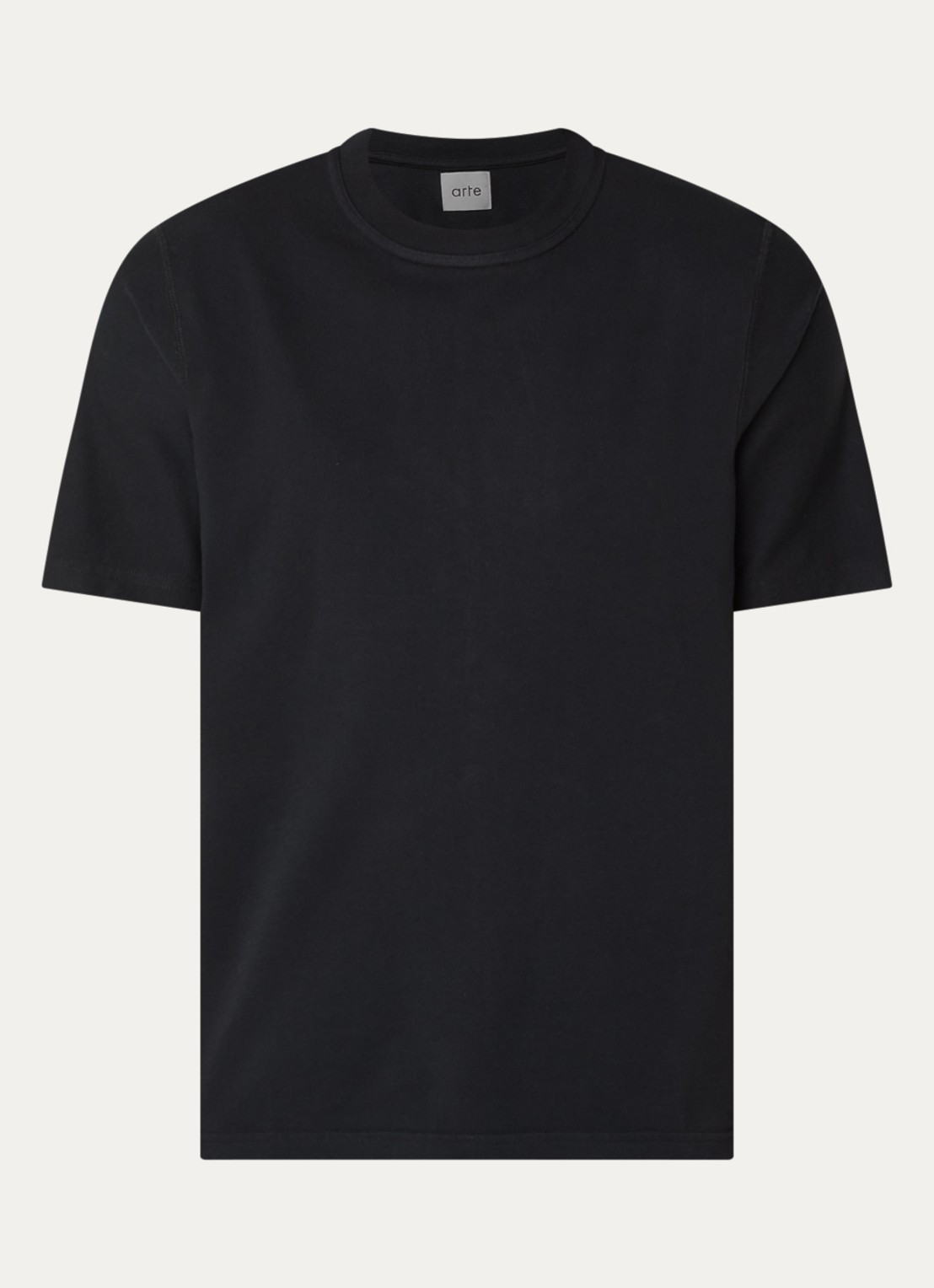Arte Antwerp Presents T-shirt met backprint - voorkant 3 zwart