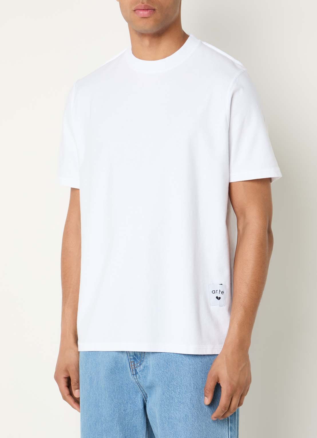 Arte Antwerp Reversible T-shirt met logo - detail wit