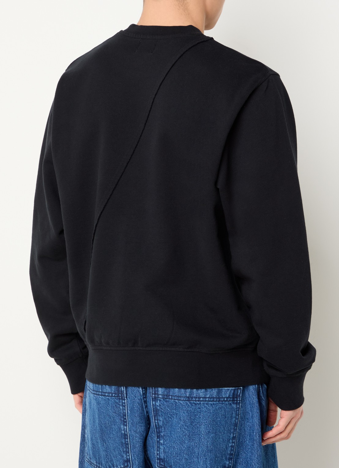 Arte Antwerp Sweater met logoborduring  - achterkant 3 zwart