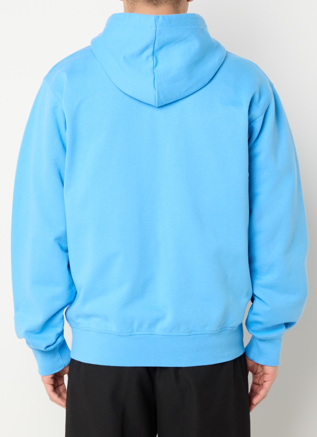 Arte Antwerp Sweatvest met capuchon en steekzakken - achterkant 3 blauwgrijs