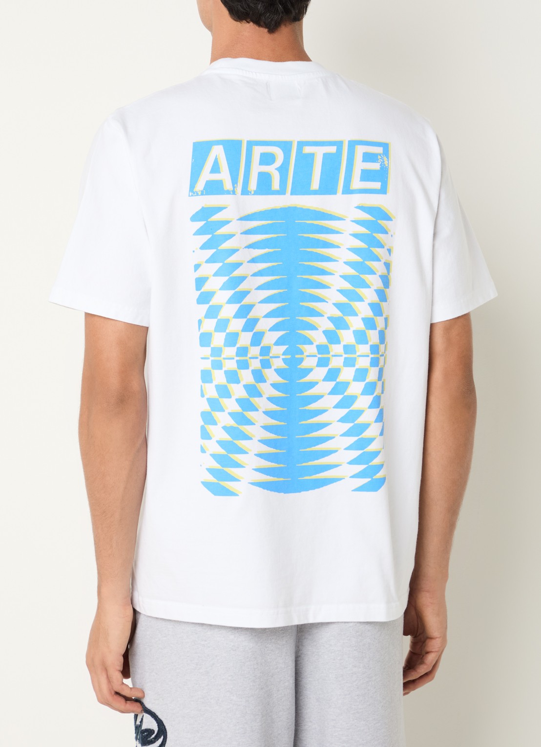 Arte Antwerp T-shirt met backprint - detail 4 wit