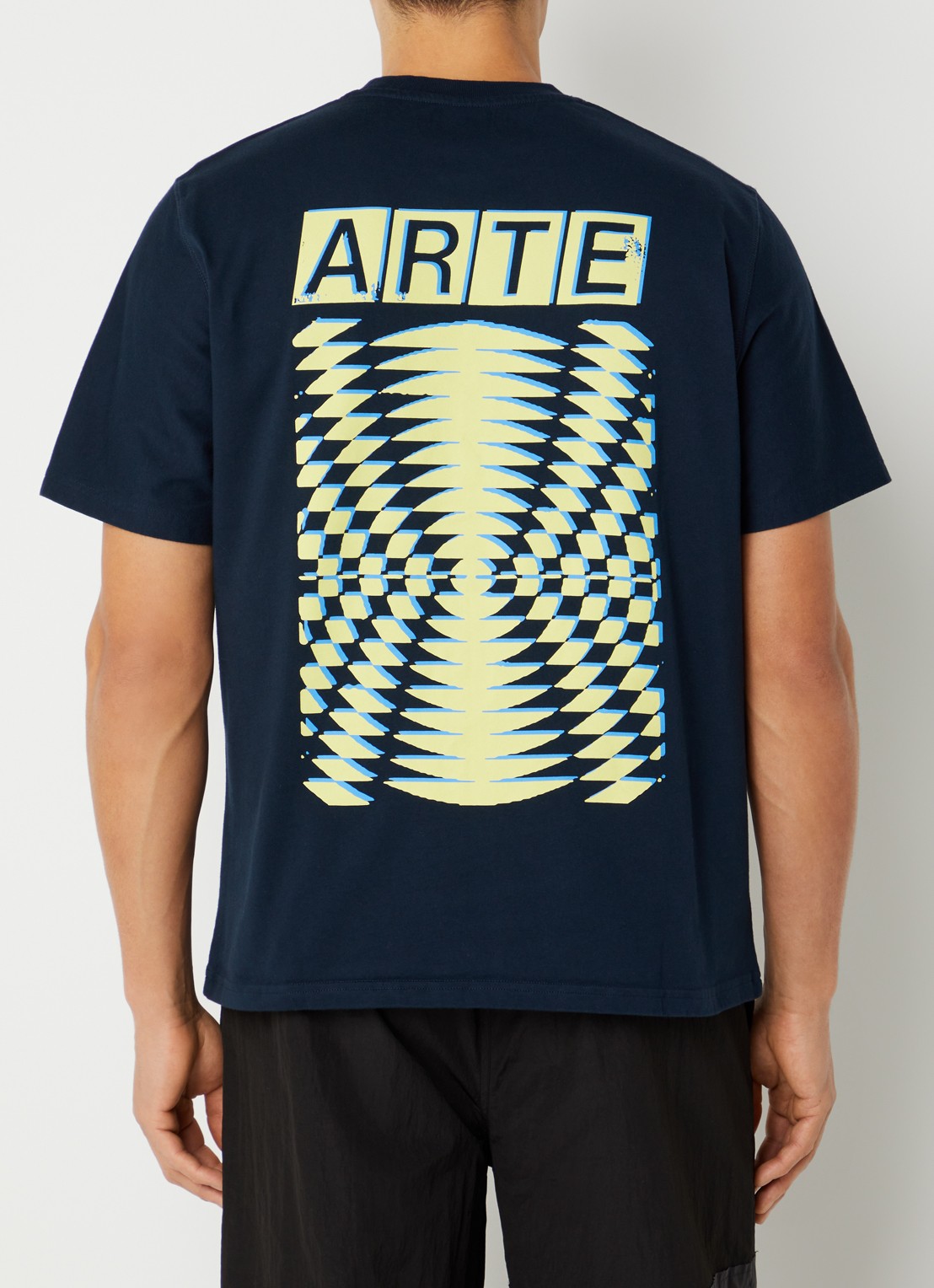 Arte Antwerp T-shirt met backprint - detail 2 blauw