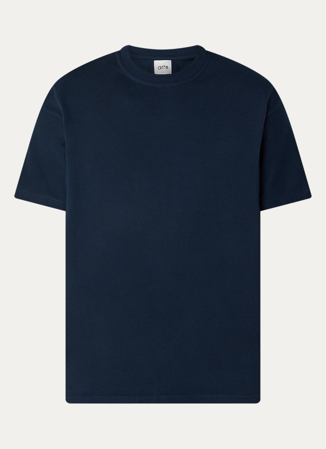 Arte Antwerp T-shirt met backprint - voorkant 3 blauw