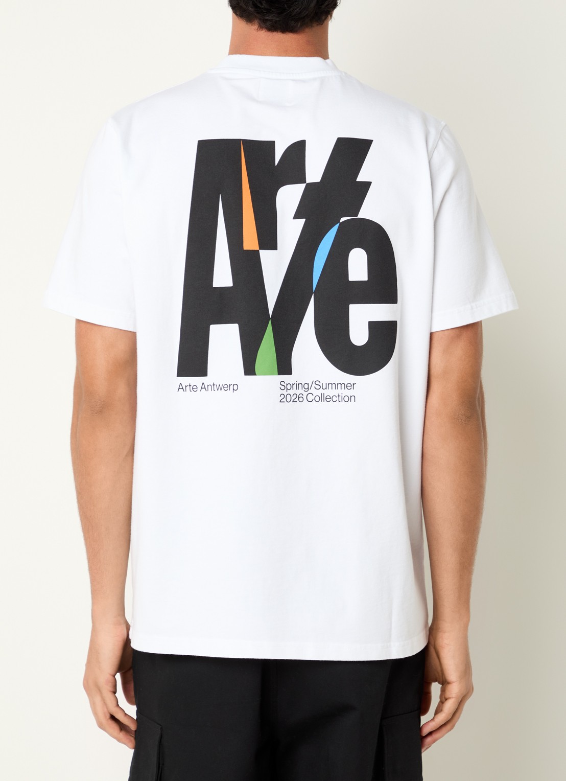 Arte Antwerp T-shirt met backprint - detail 3 wit