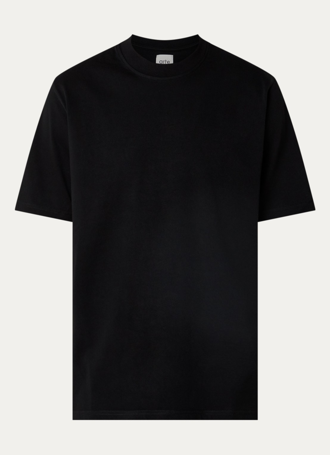 Arte Antwerp T-shirt met backprint - voorkant 2 zwart