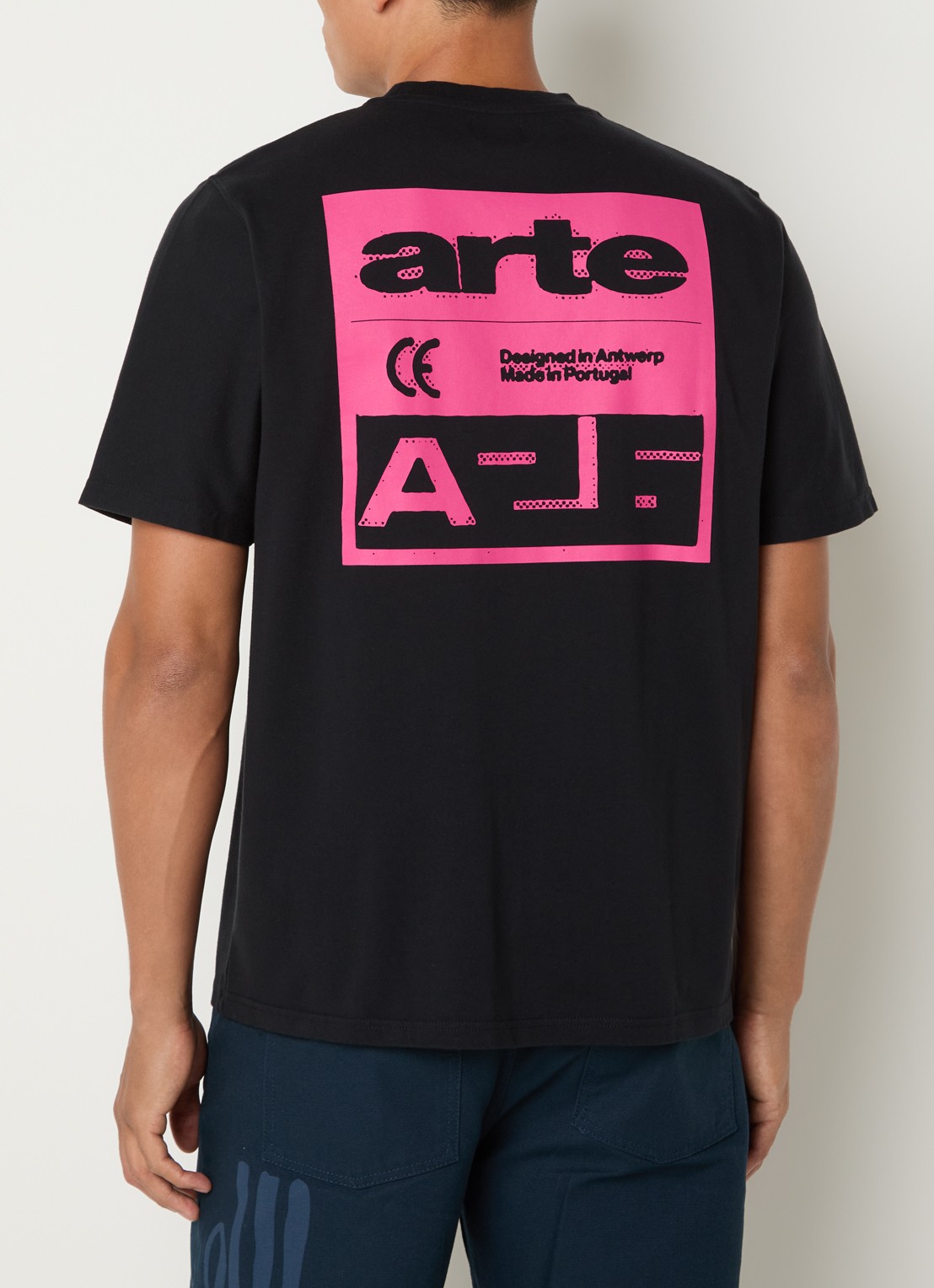 Arte Antwerp T-shirt met backprint - detail 2 zwart