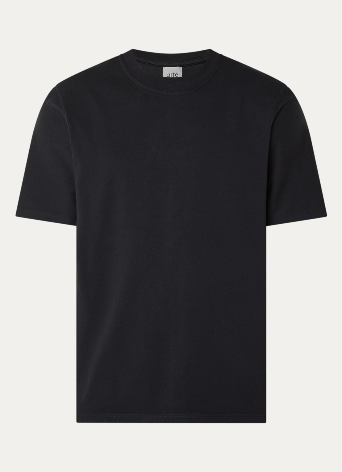 Arte Antwerp T-shirt met backprint - voorkant 3 zwart