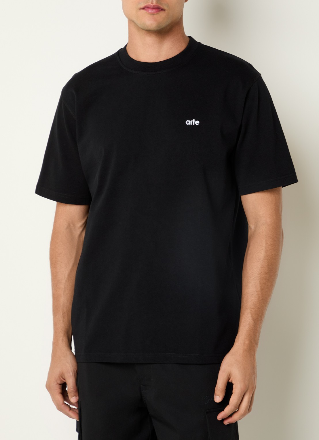 Arte Antwerp T-shirt met logo- en backprint - achterkant 3 zwart