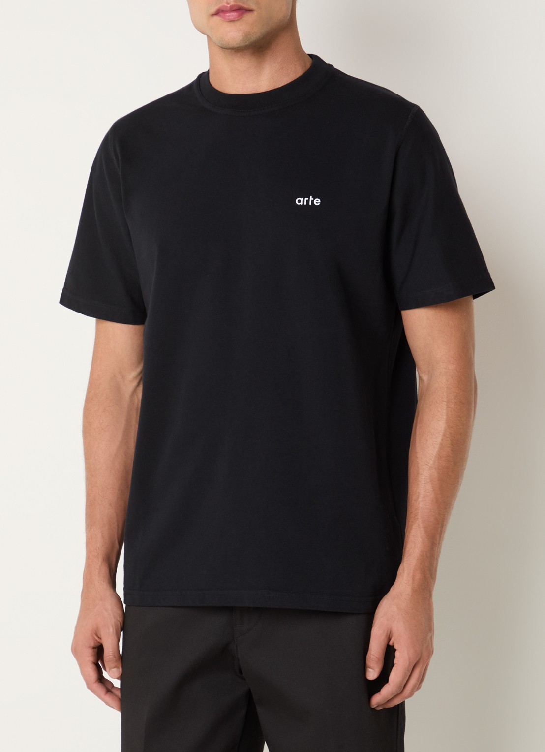Arte Antwerp T-shirt met logo- en backprint - achterkant 3 zwart