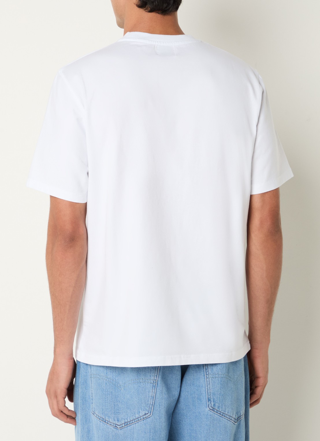Arte Antwerp T-shirt met logoborduring - achterkant wit