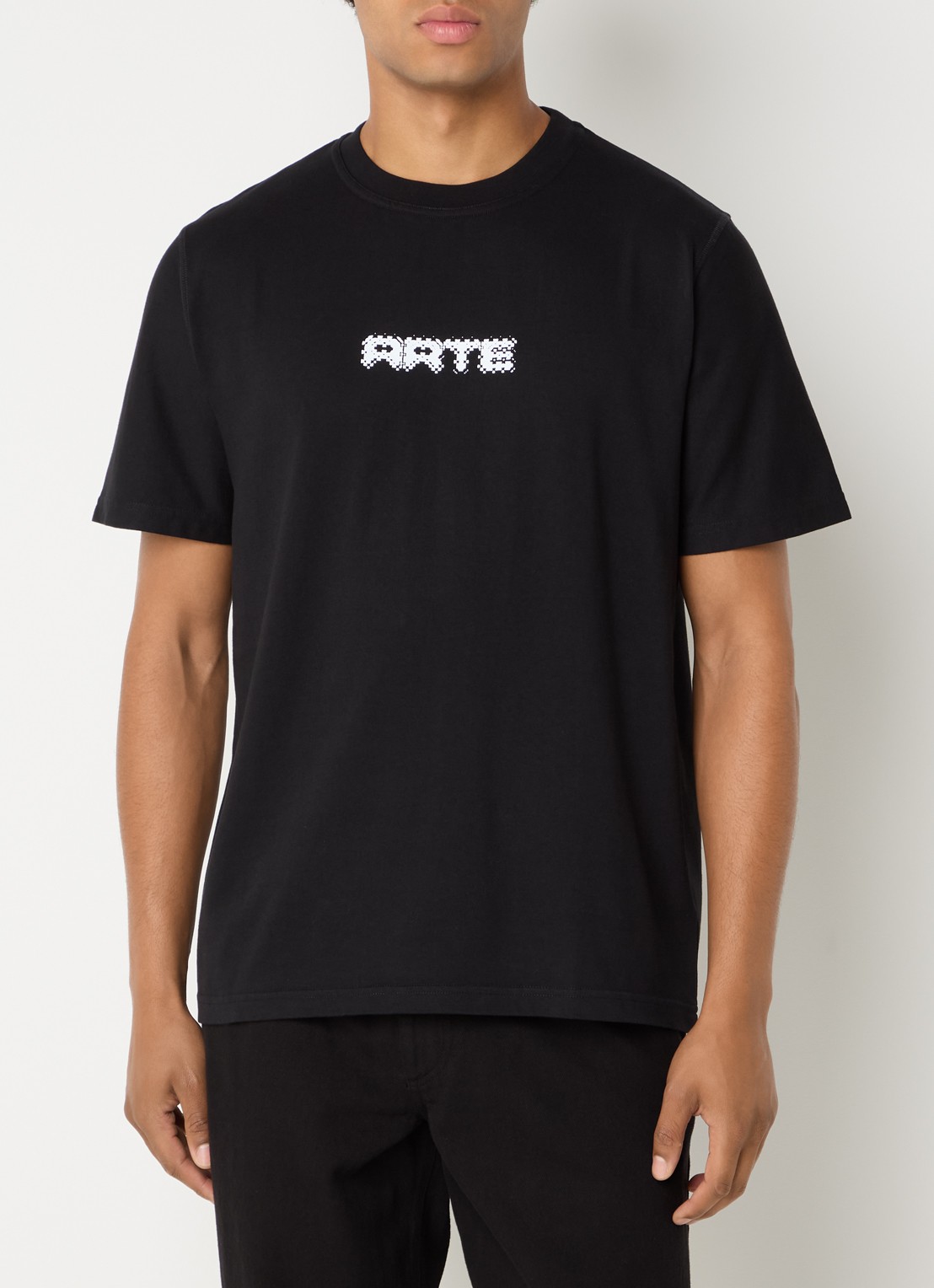 Arte Antwerp T-shirt met logoprint - detail 4 zwart