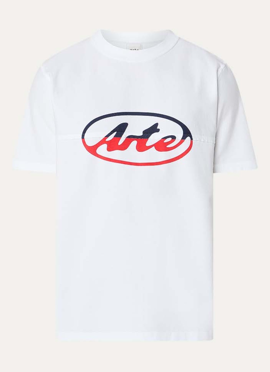 Arte Antwerp T-shirt met logoprint - voorkant wit