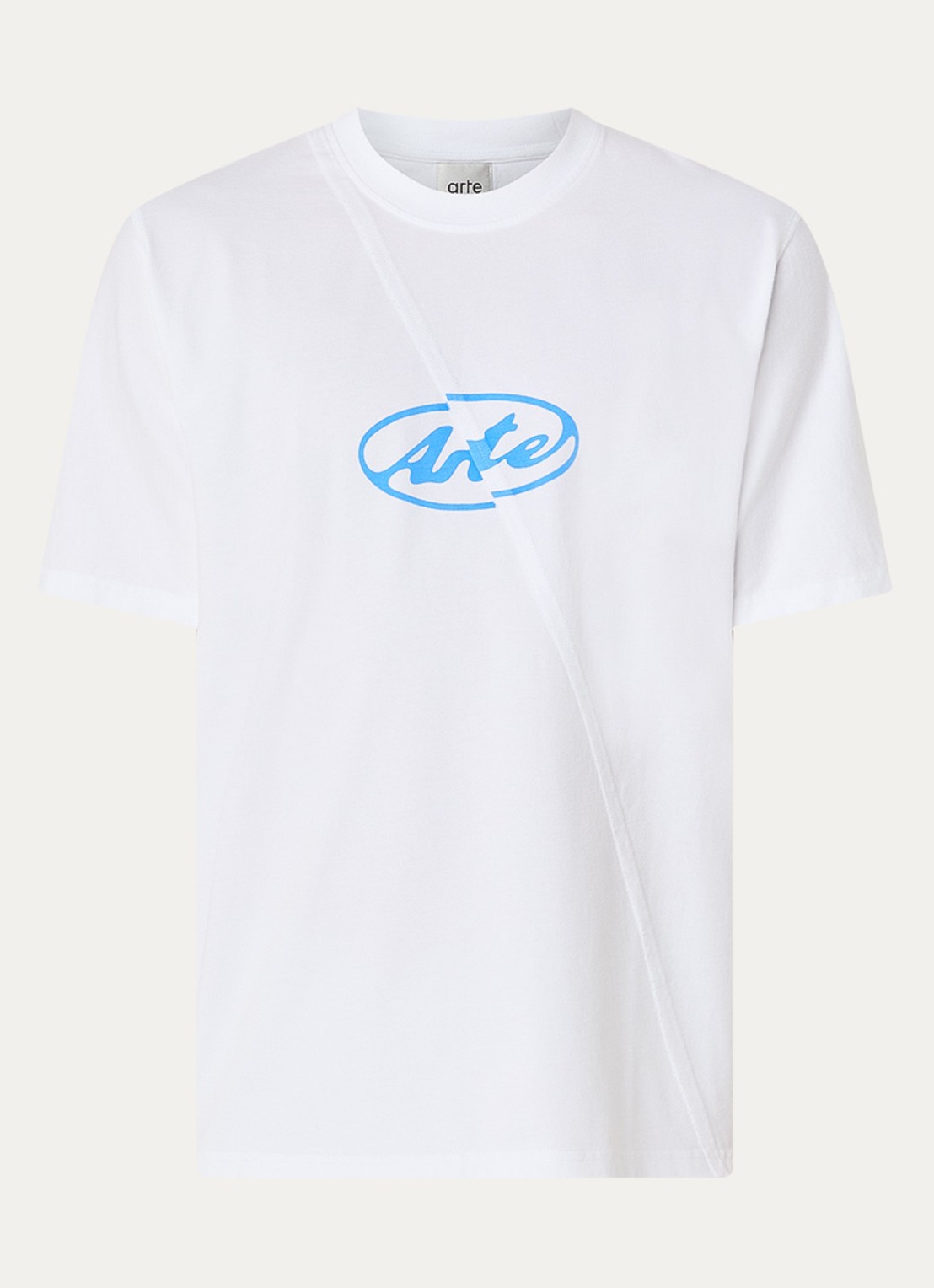 Arte Antwerp T-shirt met logoprint - voorkant 2 wit
