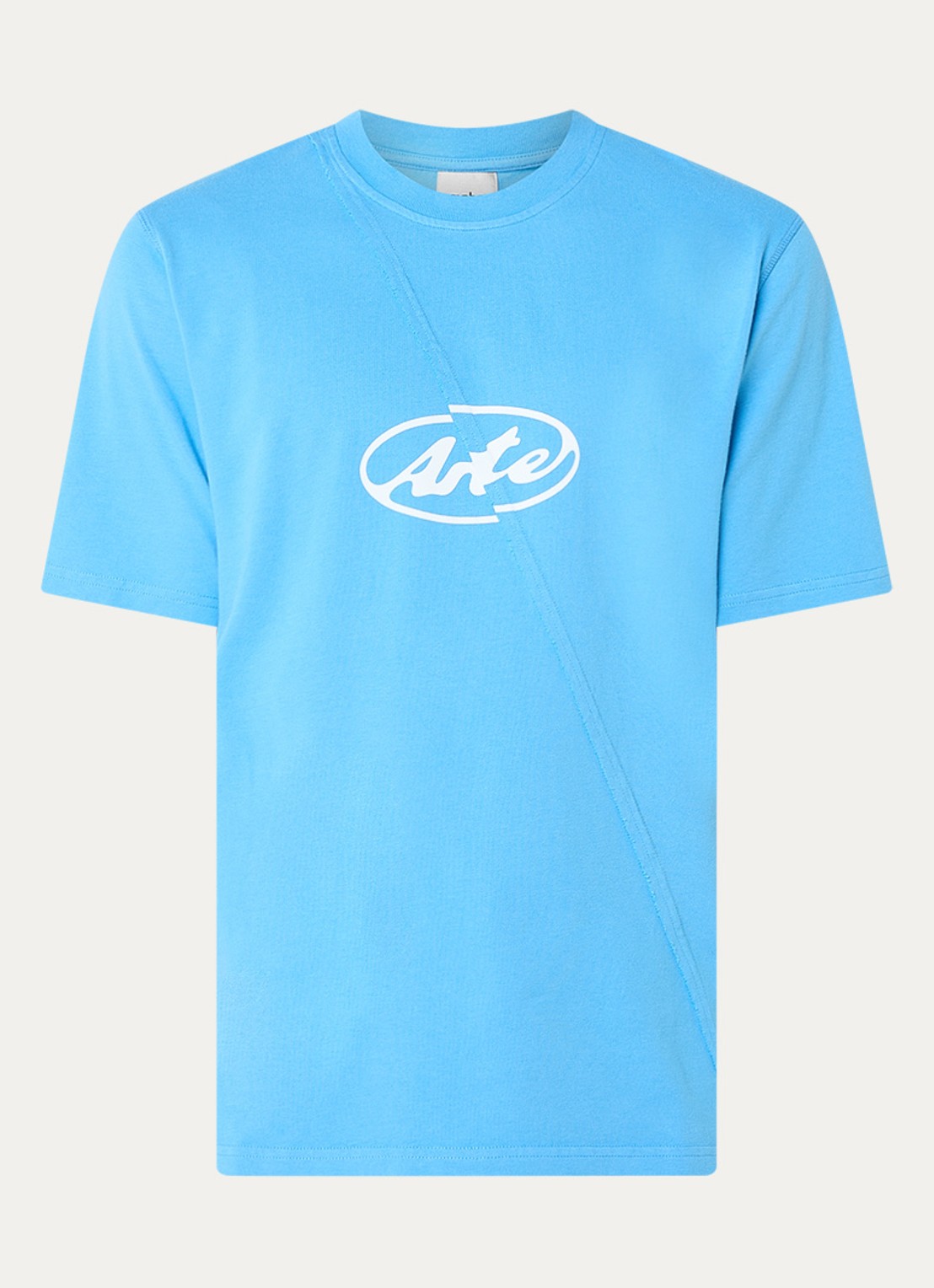 Arte Antwerp T-shirt met logoprint - voorkant 2 blauw
