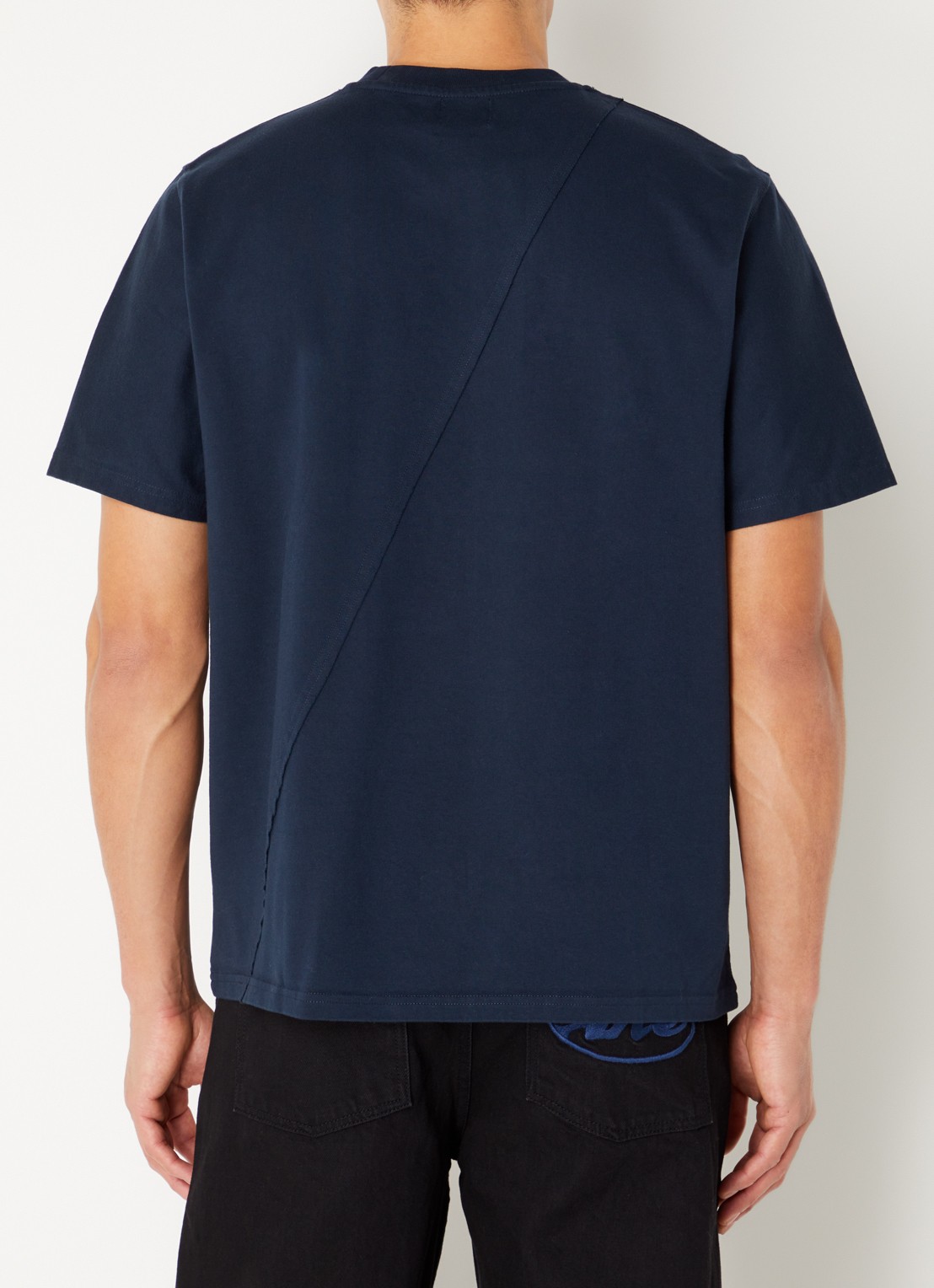 Arte Antwerp T-shirt met logoprint - achterkant donkerblauw