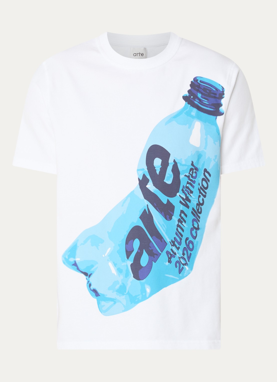 Arte Antwerp T-shirt met print - voorkant 3 wit