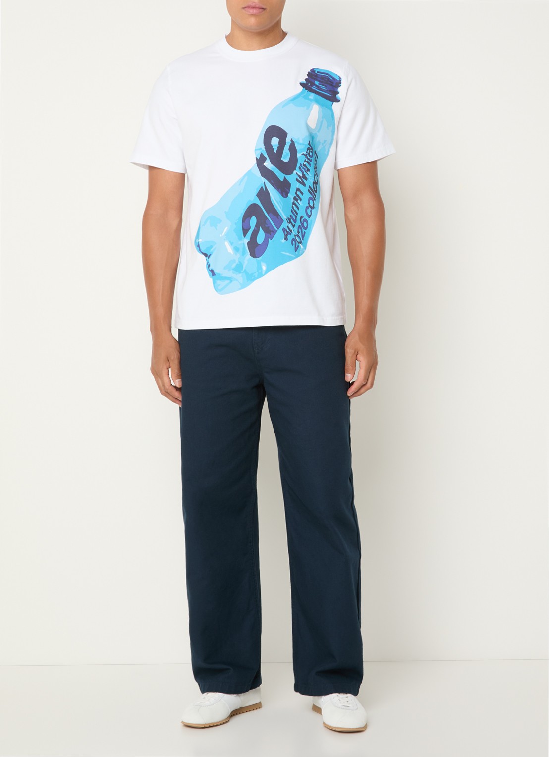 Arte Antwerp T-shirt met print - voorkant 4 wit