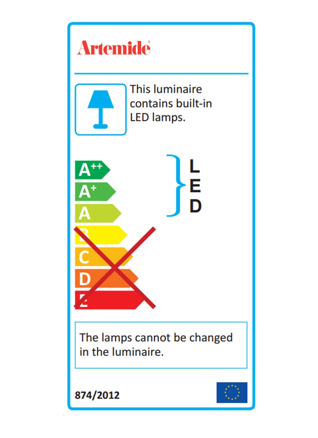 Artemide Empatia Soffitto plafondlamp LED - detail transparant