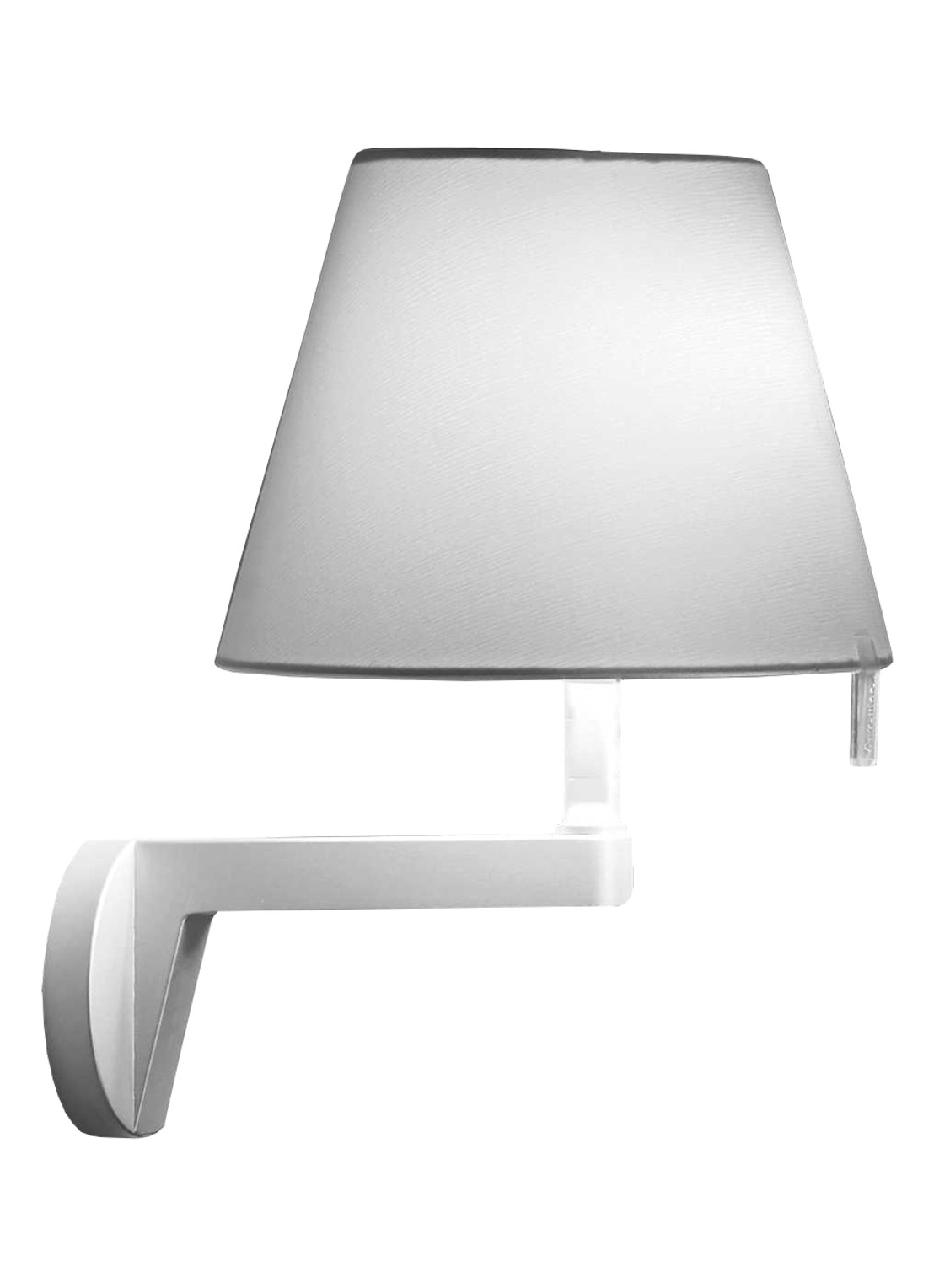 Artemide Melampo wandlamp met schakelaar - voorkant metaal