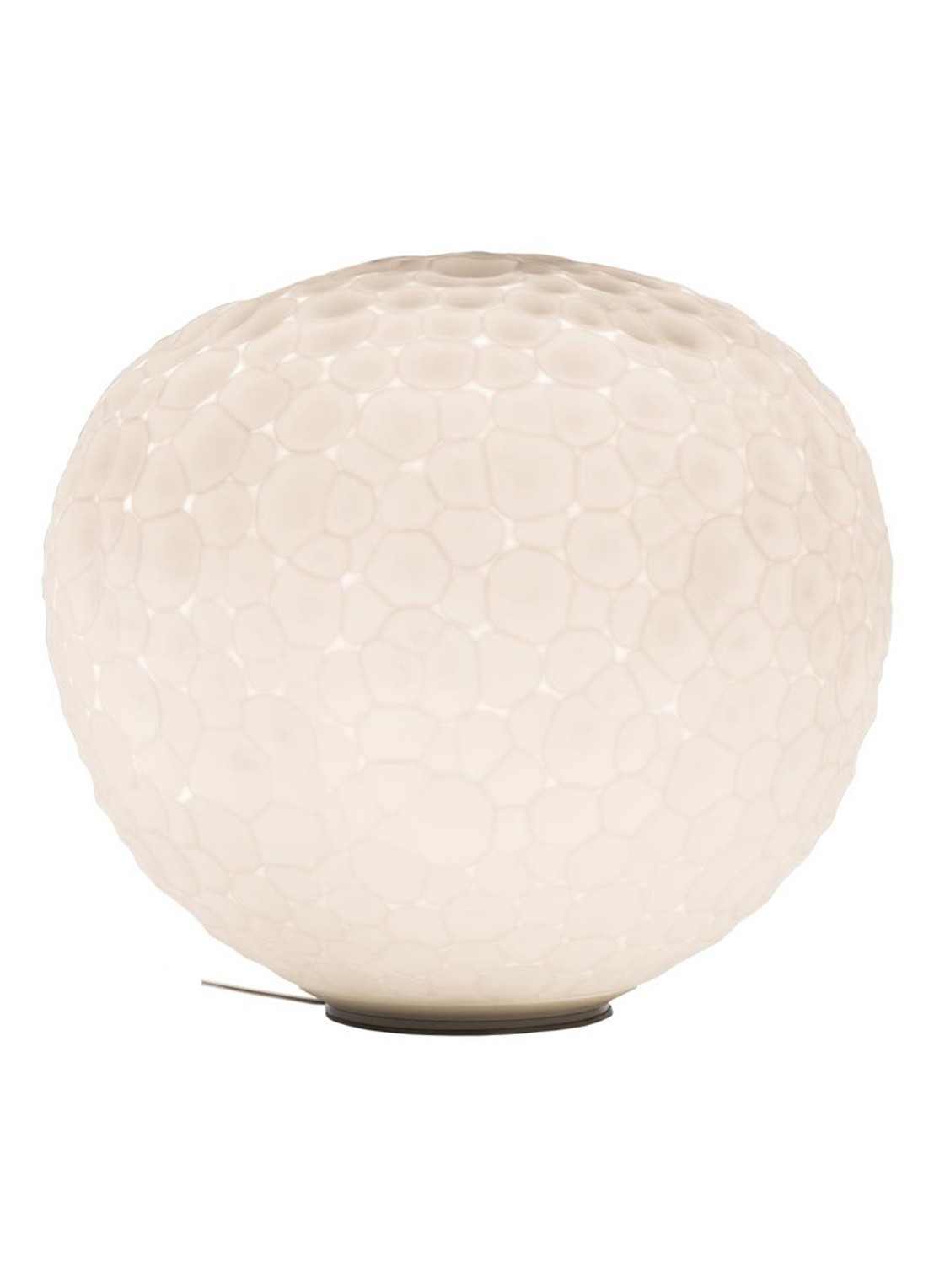 Artemide Meteorite 15 Tavolo tafellamp 22 x 22 x 22 x Ø15 cm - voorkant gebroken wit