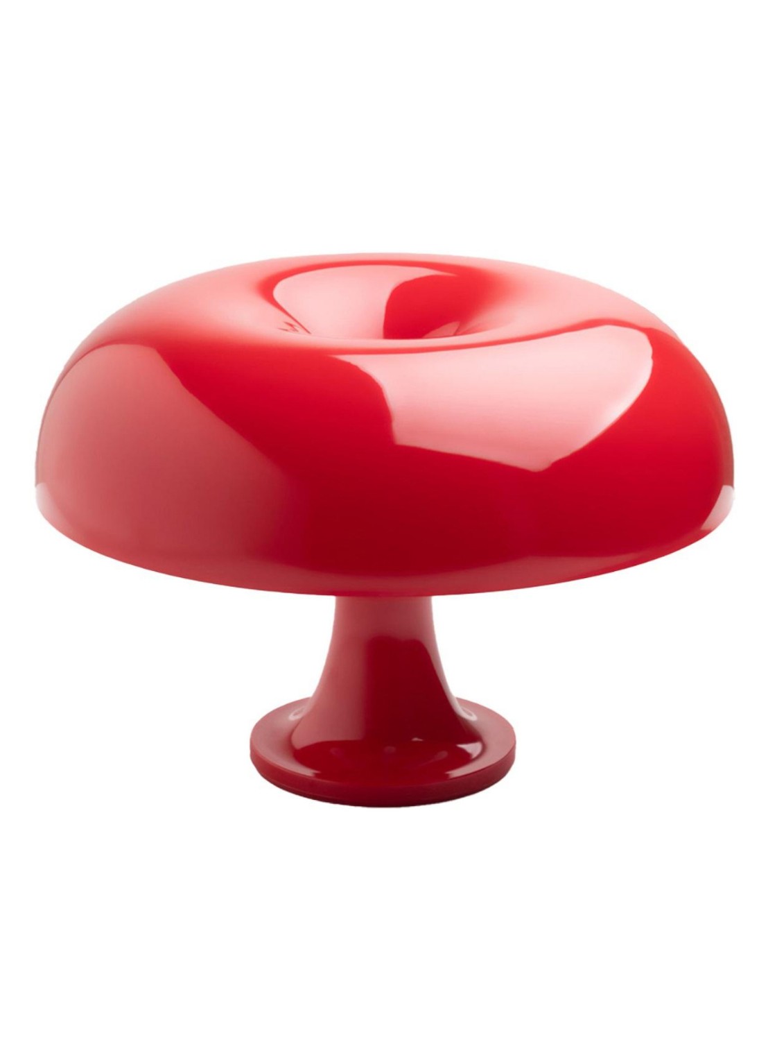 Artemide Nessino tafellamp Ø32 cm - voorkant rood