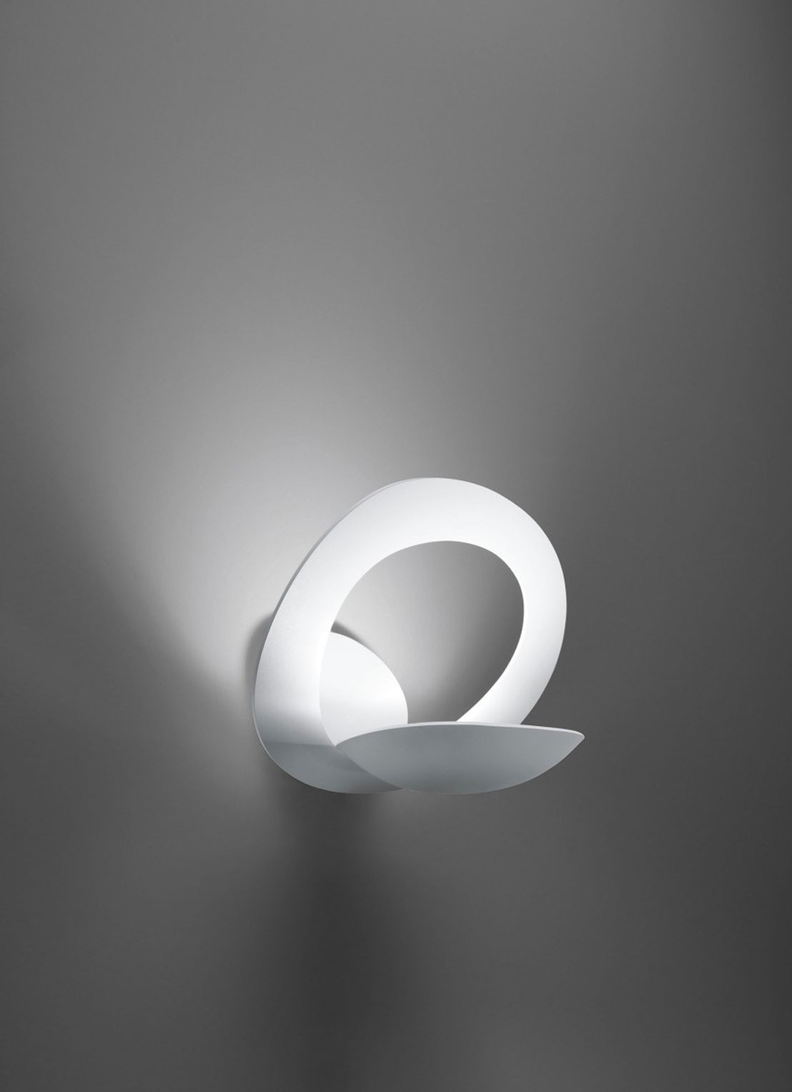 Artemide Pirce Micro Parete wandlamp LED 3000K - zacht wit - voorkant 2 goud