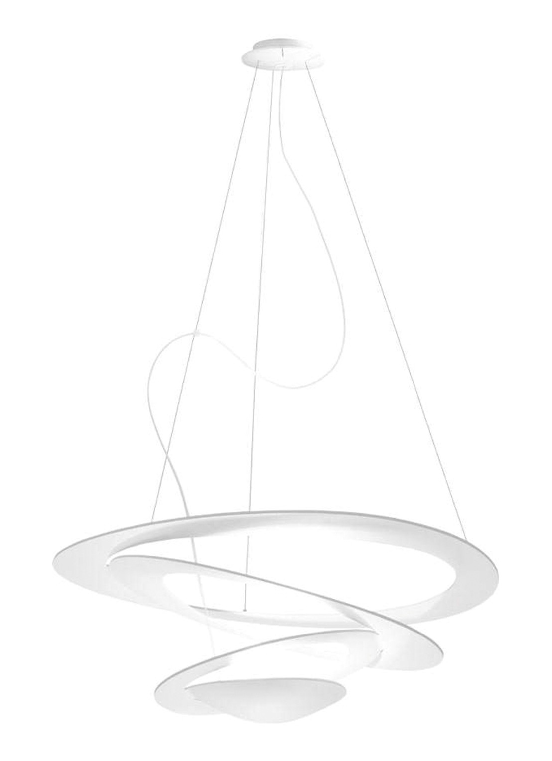 Artemide Pirce mini hanglamp - voorkant 6 gebroken wit
