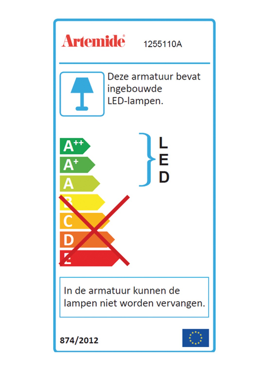 Artemide Pirce Mini Soffitto plafondlamp LED - detail 4 wit