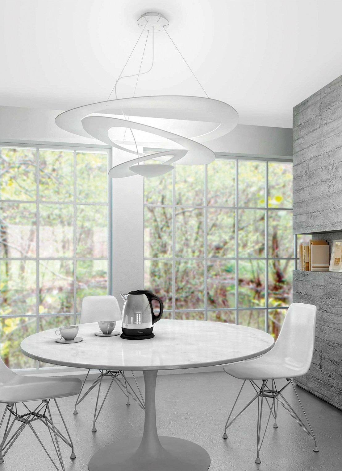 Artemide Pirce Mini Sospensione LED hanglamp 23 x Ø67 cm - voorkant 2 goud