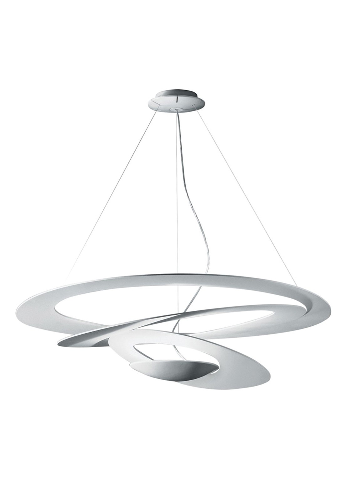 Artemide Pirce Sospensione hanglamp LED 28 x 94 x Ø97 cm - voorkant wit