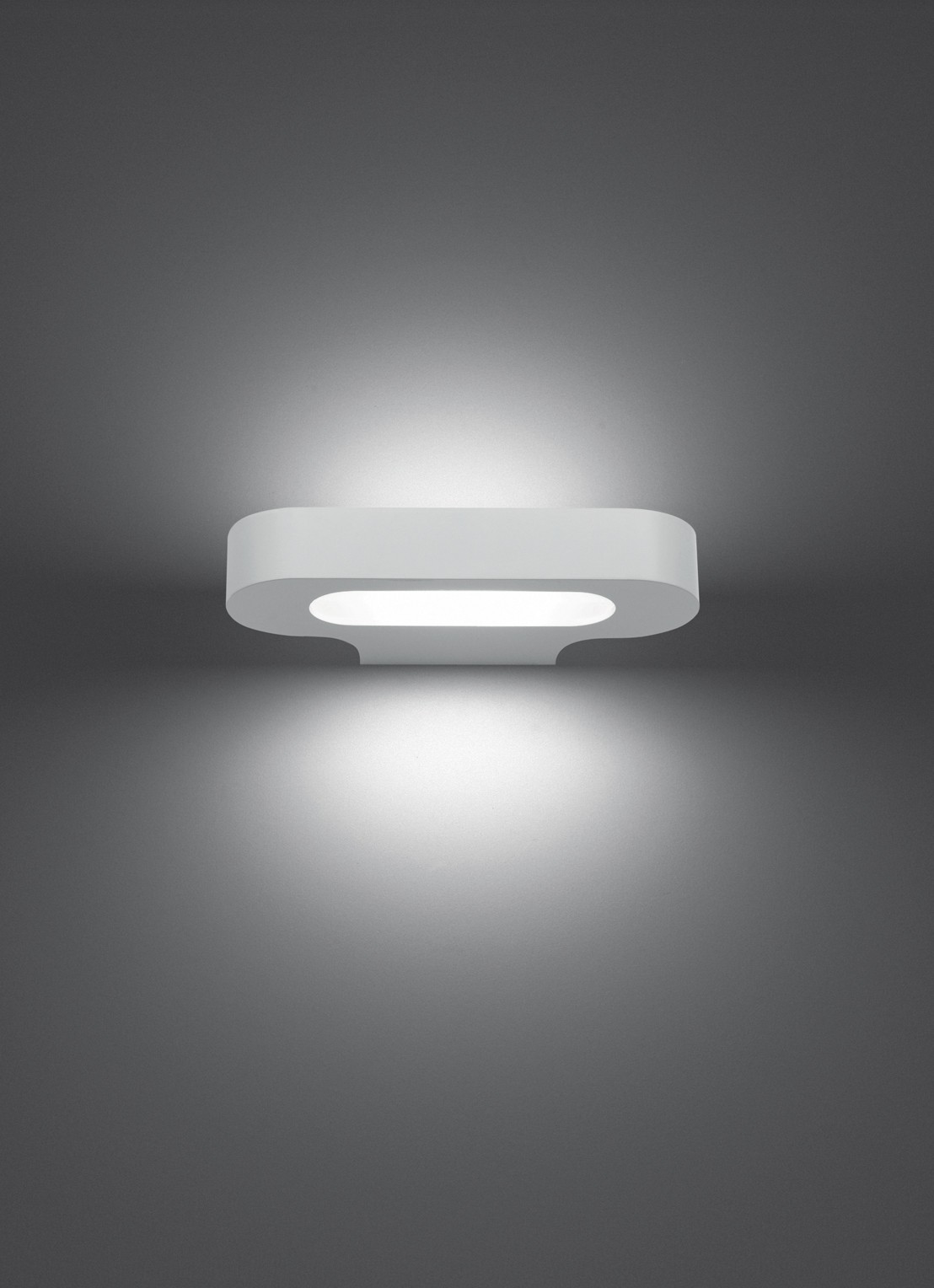 Artemide Talo Parete wandlamp LED 3000K - zacht wit - voorkant 2 chroom