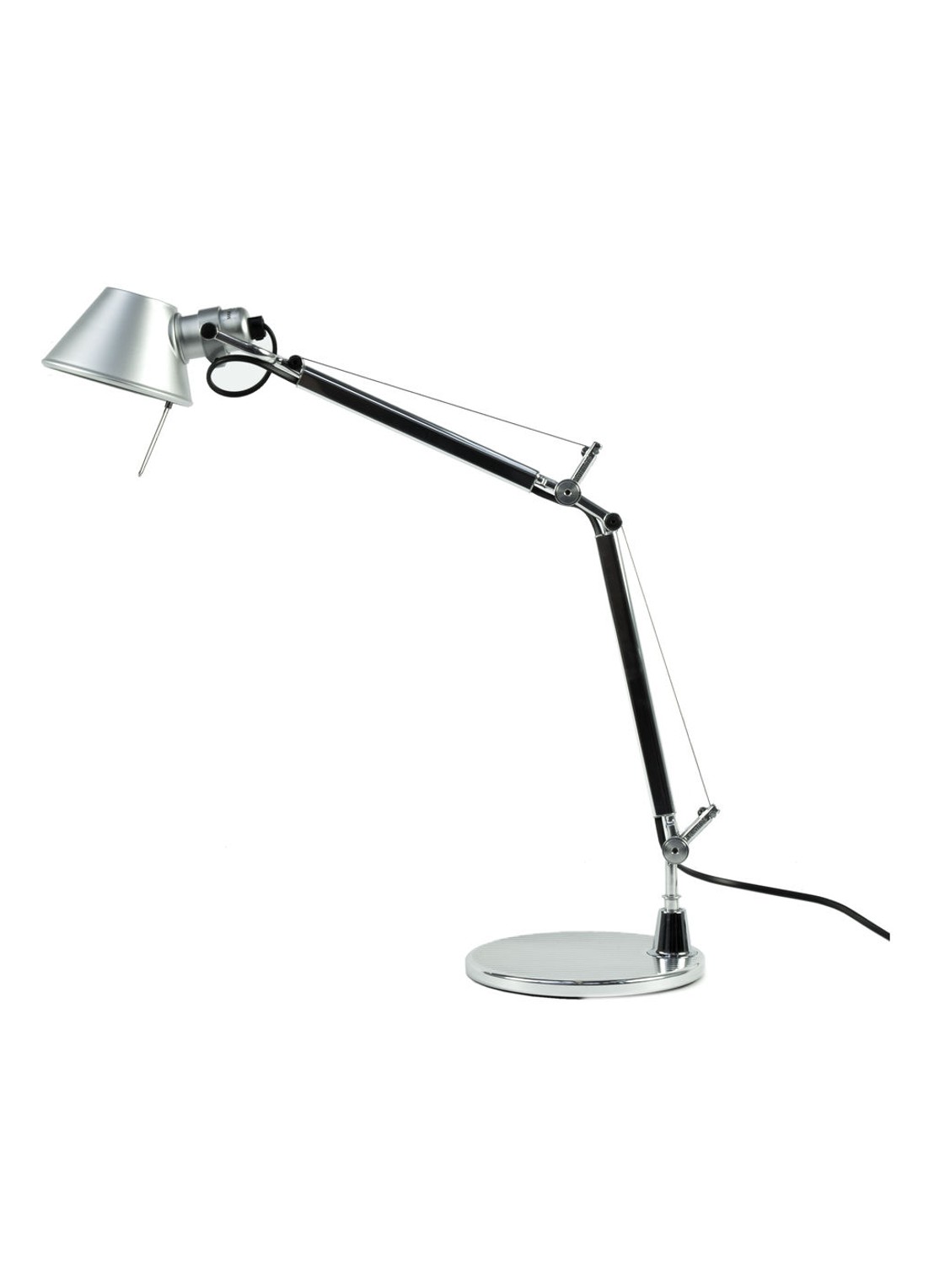 Artemide Tolomeo Micro tafellamp 73 x Ø17 cm - voorkant 6 metaal