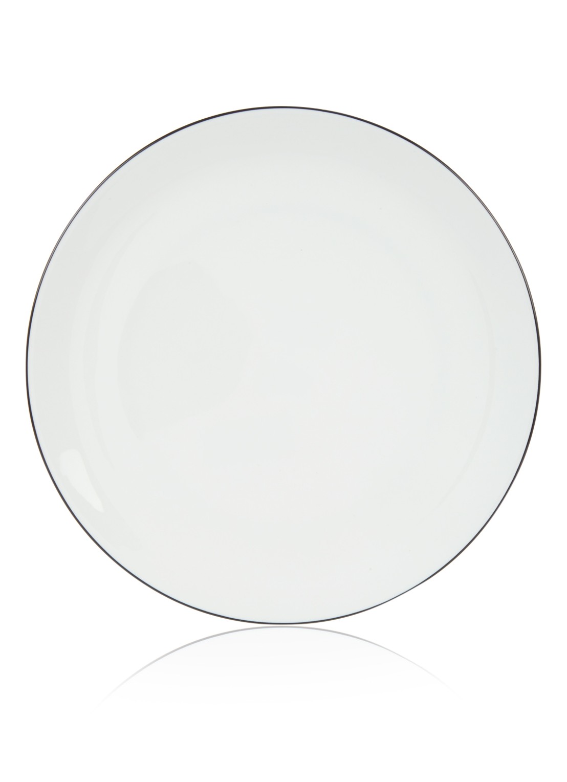 ASA Á Table Ligne Noire dinerbord 26,5 cm - voorkant wit