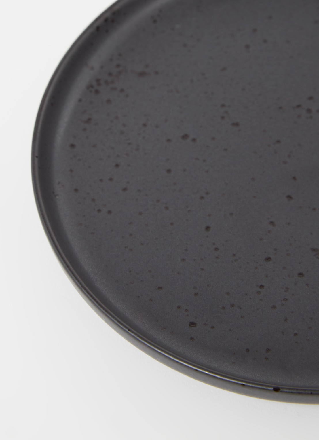 ASA Coppa Kuro ontbijtbord 15 cm - detail zwart