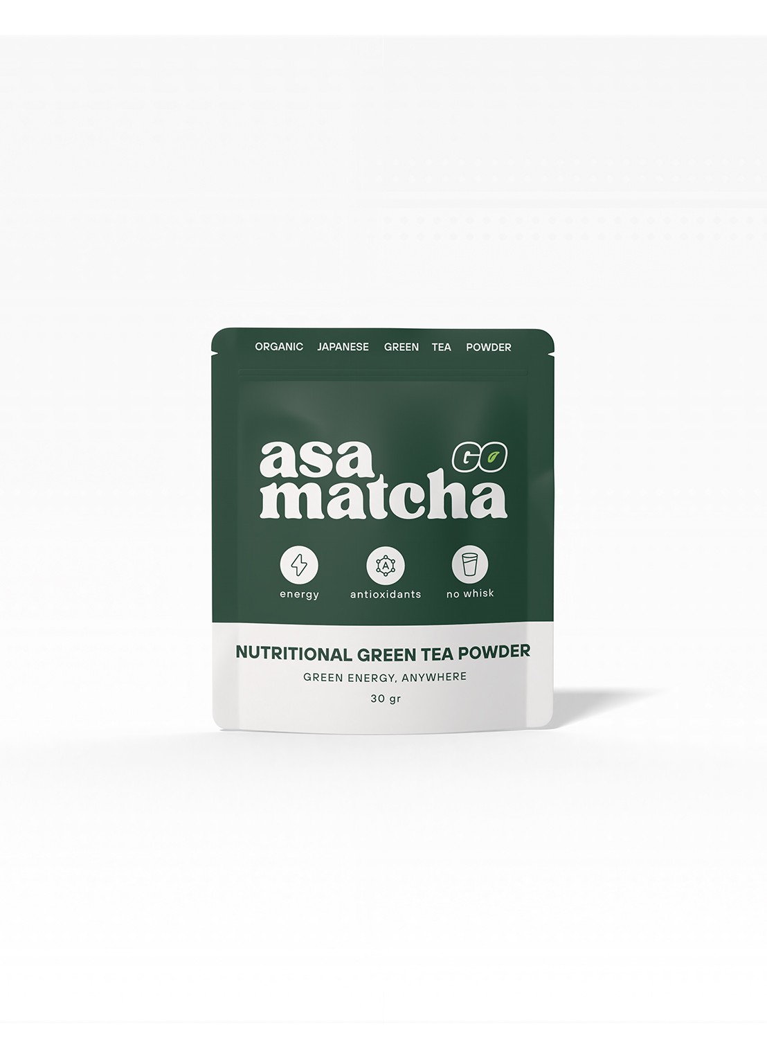 ASA Matcha ASA Go matcha 30 gram  - voorkant undefined