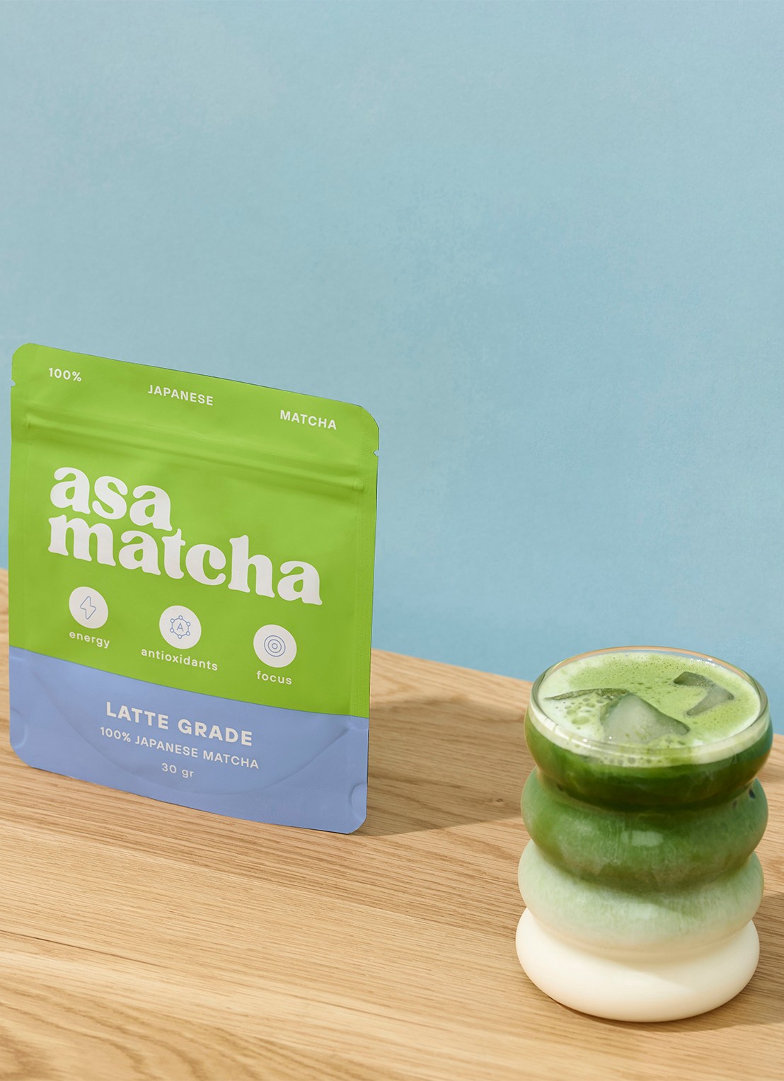 ASA Matcha Matcha Latte Shizuoka 30 gram - voorkant 5 undefined