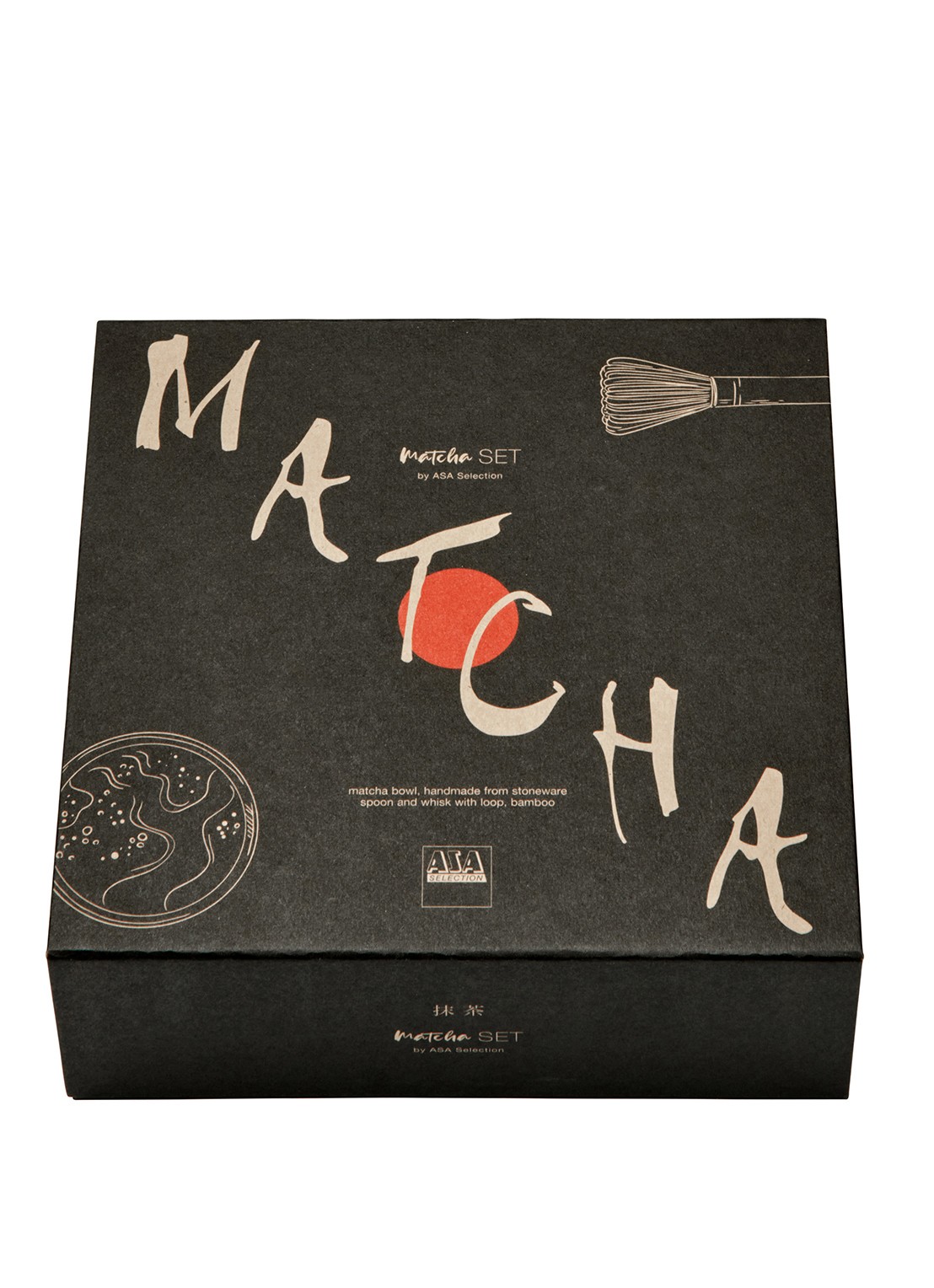 ASA Matcha serviesset in geschenkdoos 3-delig - achterkant 3 wit