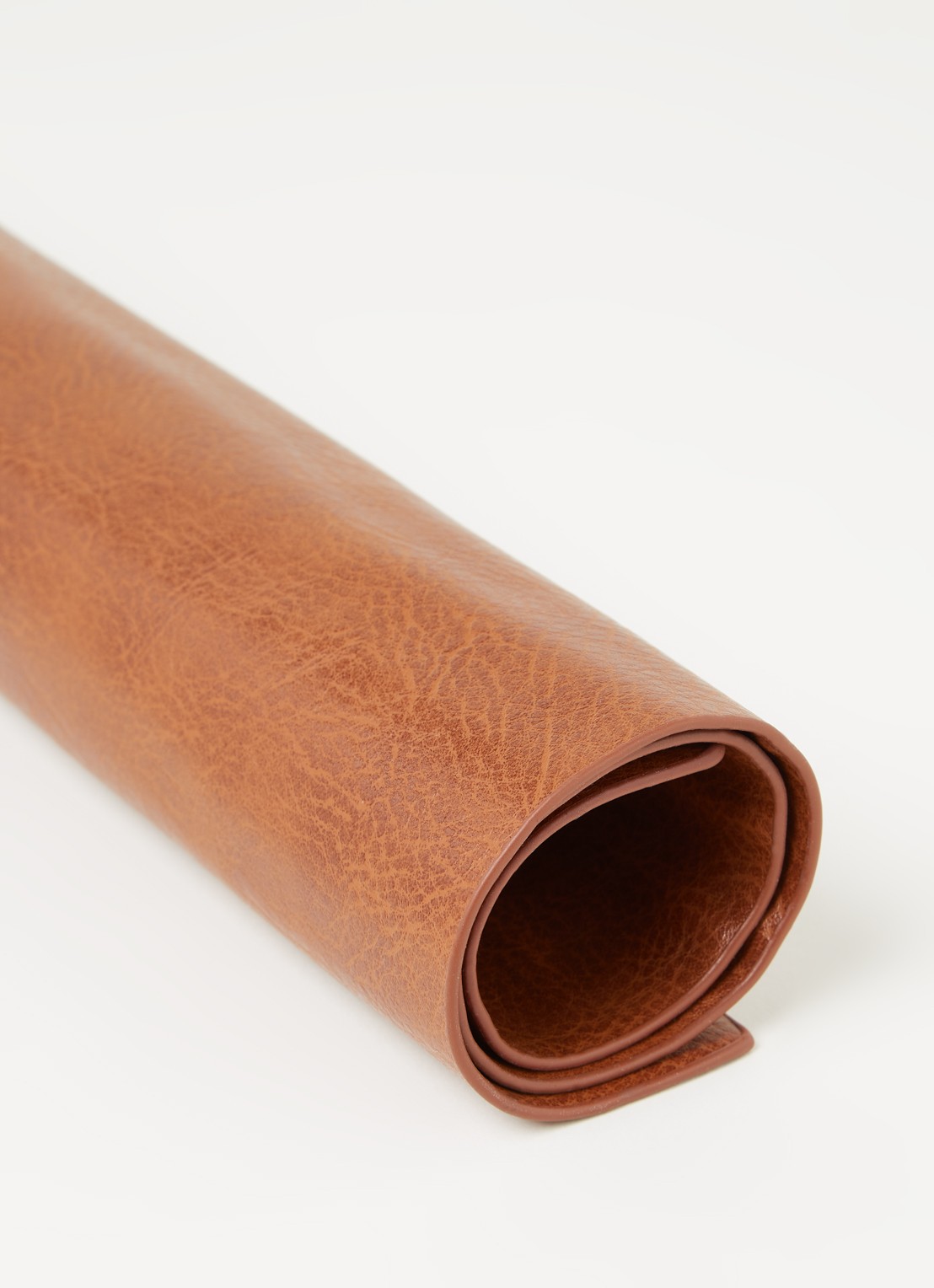 ASA Placemat van leer 46 x 33 cm  - detail 3 cognac