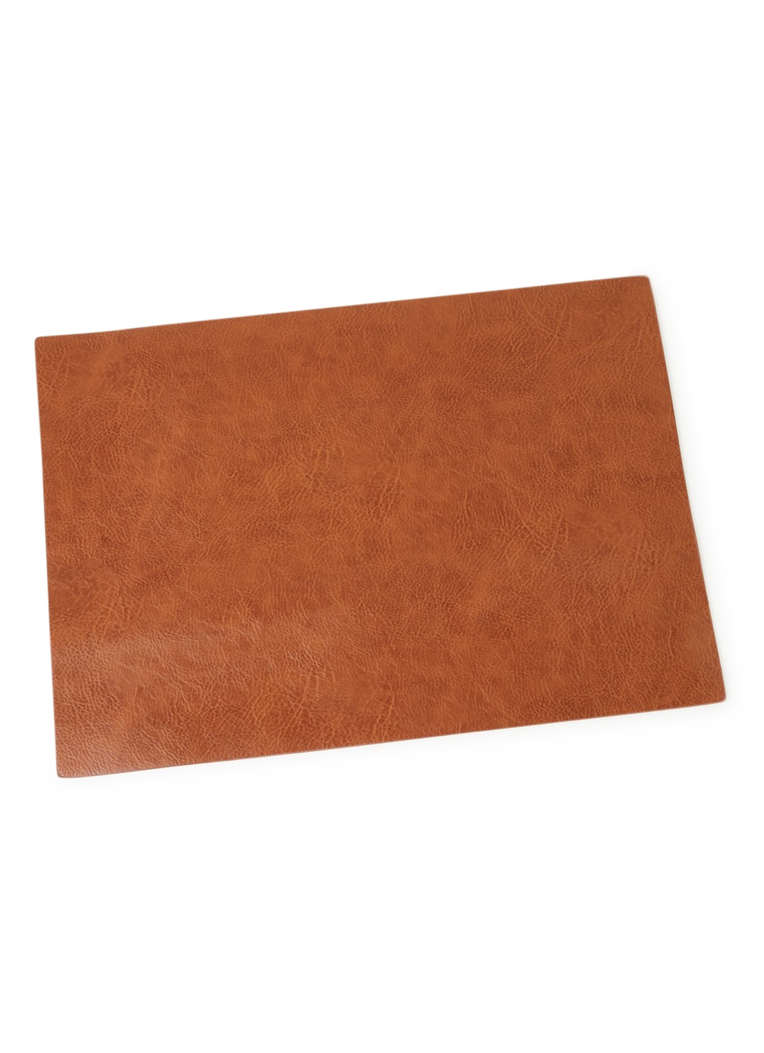 ASA Placemat van leer 46 x 33 cm  - voorkant cognac