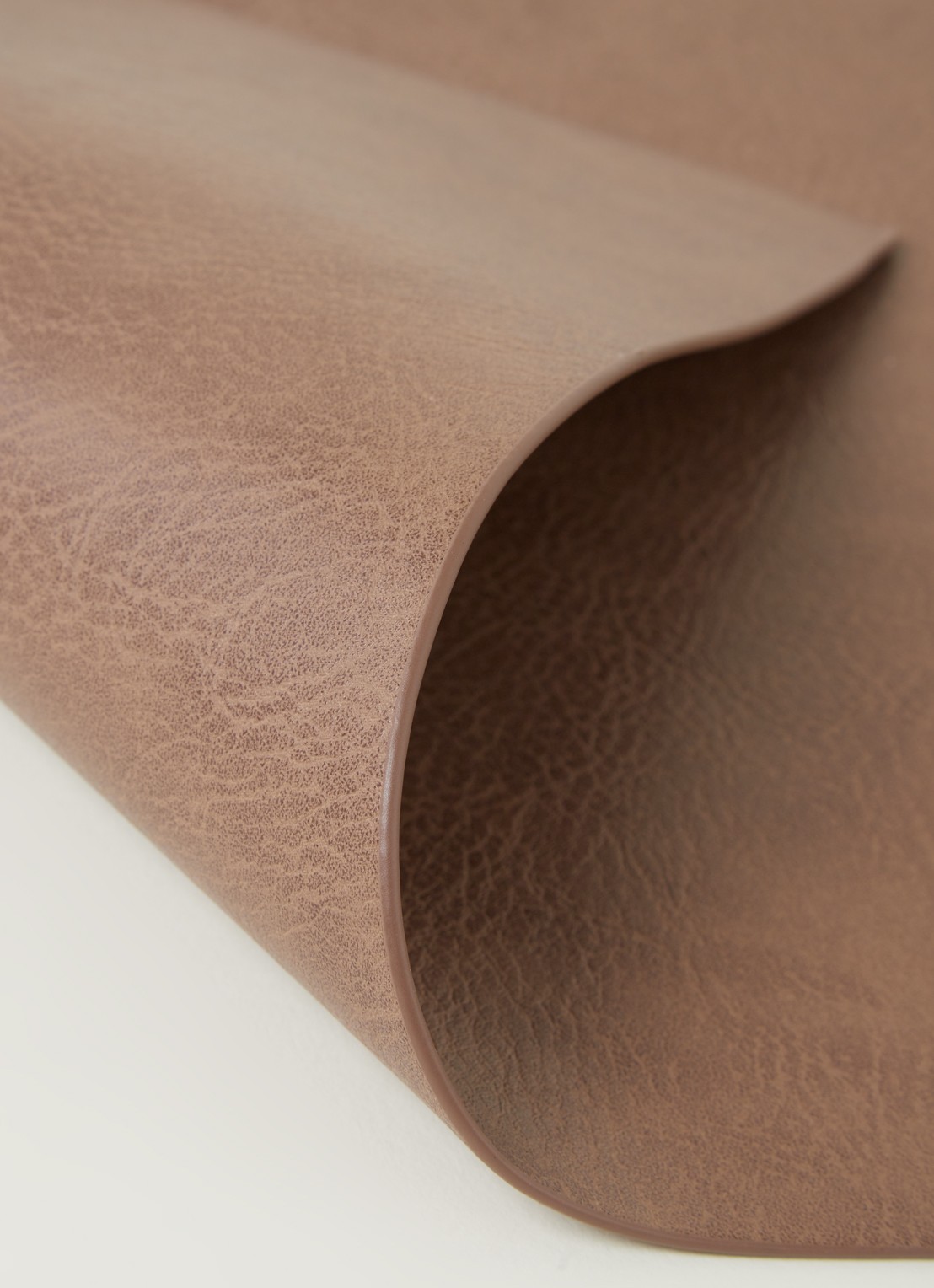 ASA Placemat van leer 46 x 33 cm - detail 3 hazelnootbruin