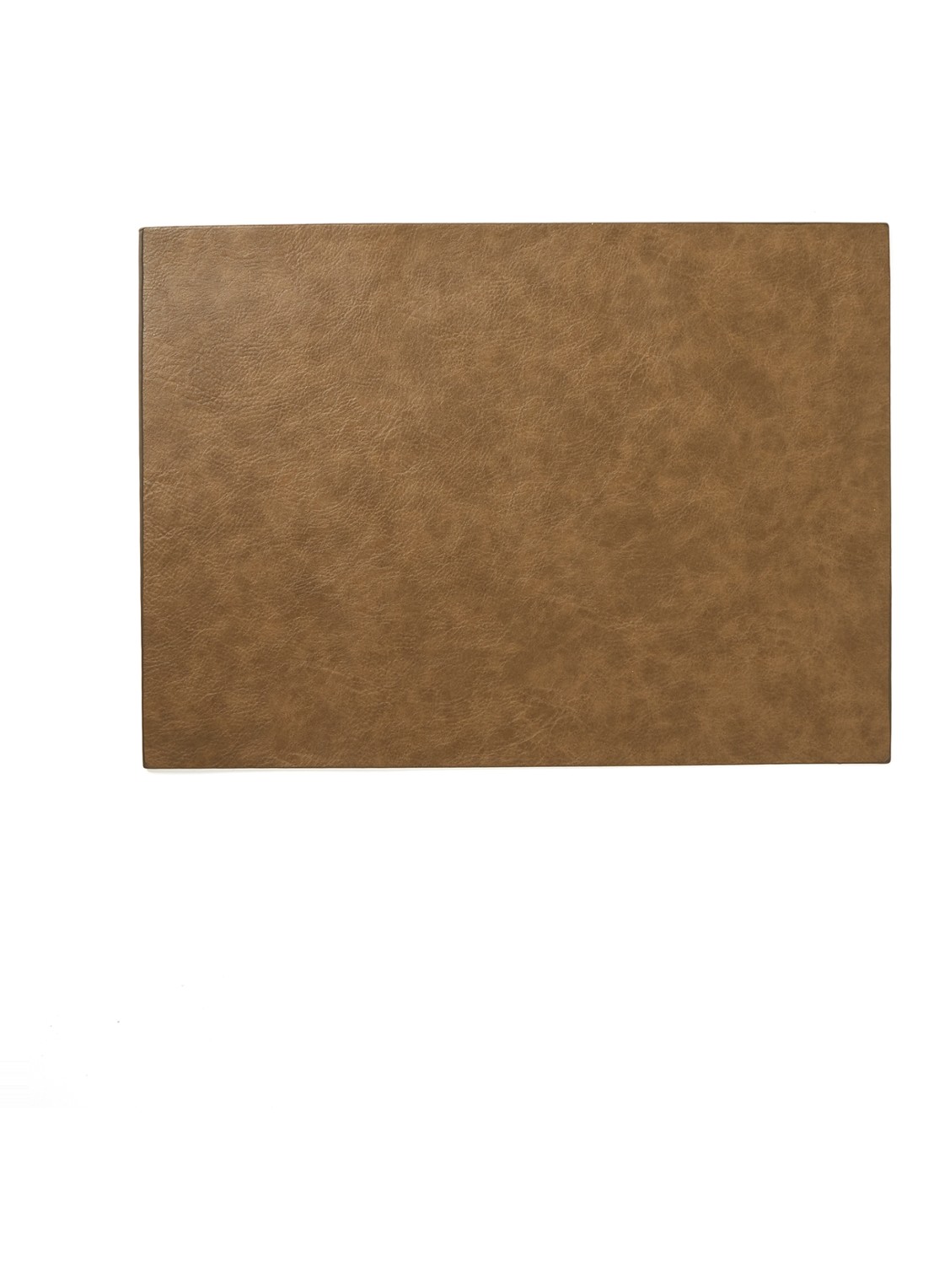 ASA Placemat van leer 46 x 33 cm  - voorkant khaki