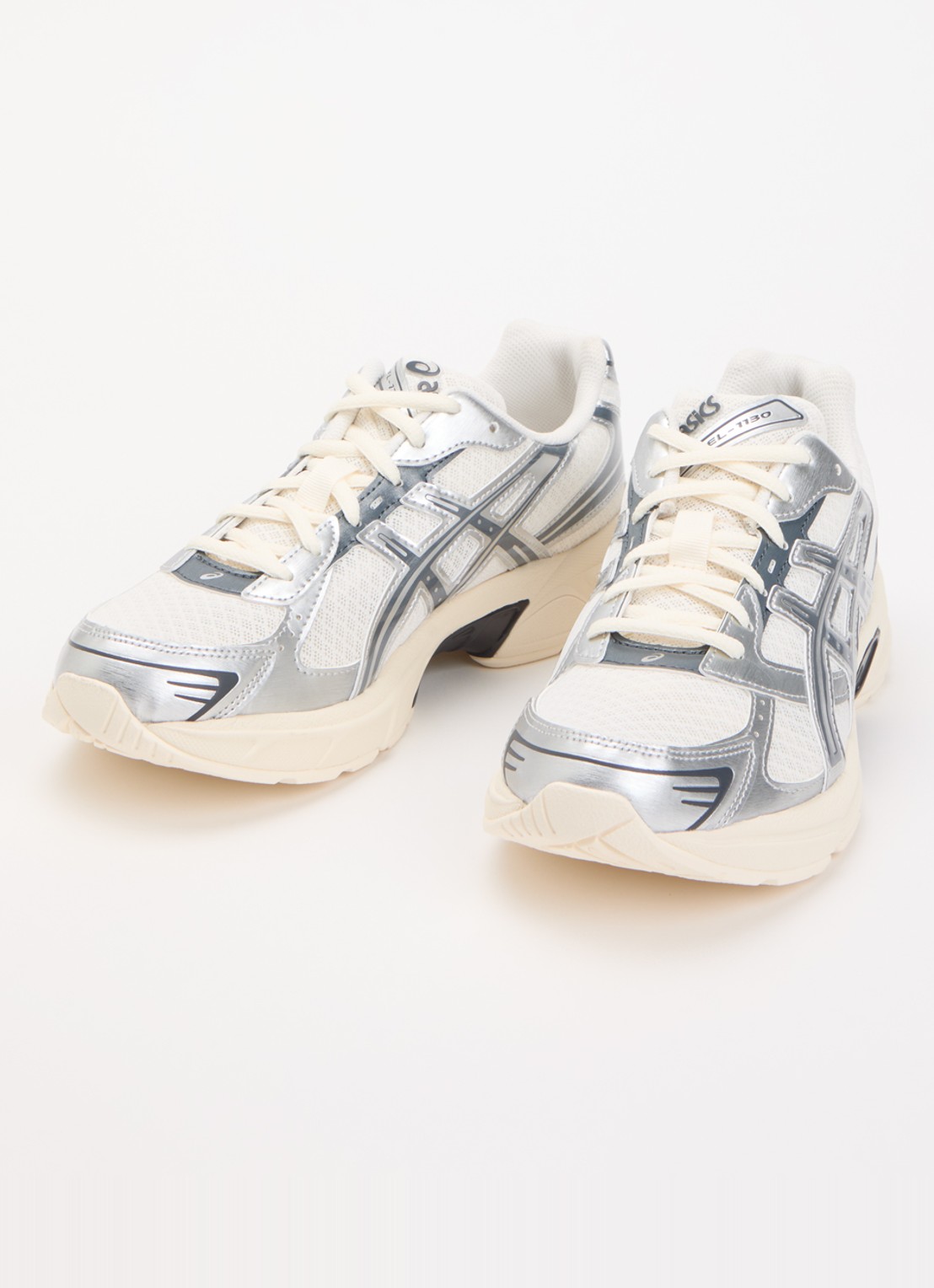 ASICS Gel-1130 sneaker met mesh details - detail 2 ivoor